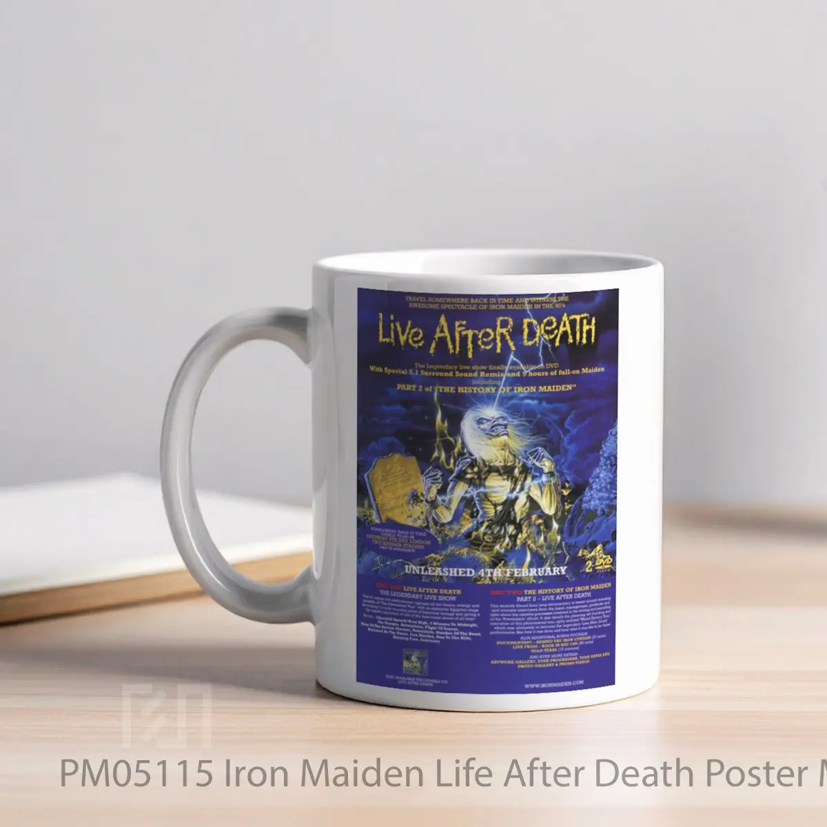 Mug Iron Maiden Life After Death MPM05115 - All-side / Desain