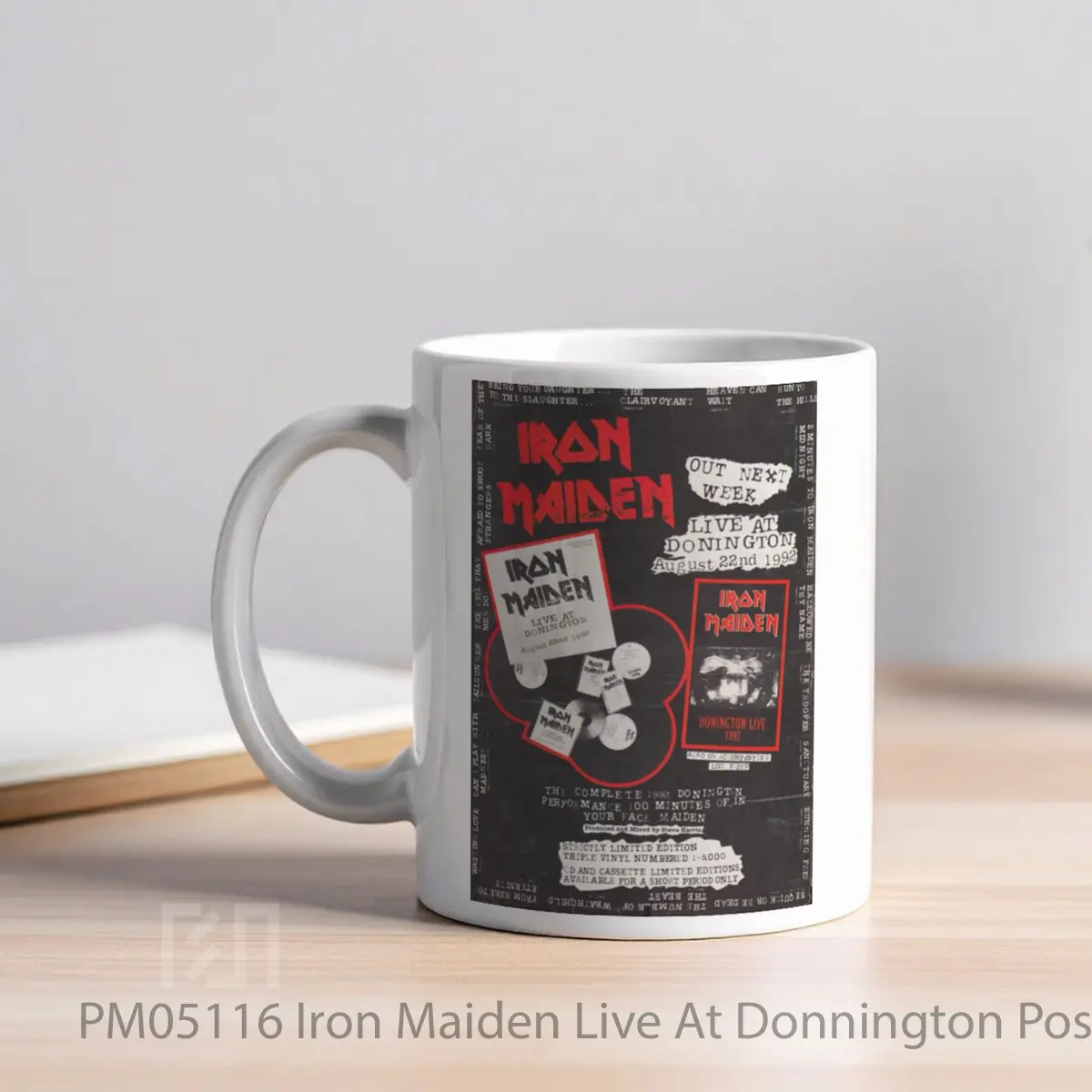 Mug Iron Maiden Live At Donnington MPM05116 - All-side / Desain