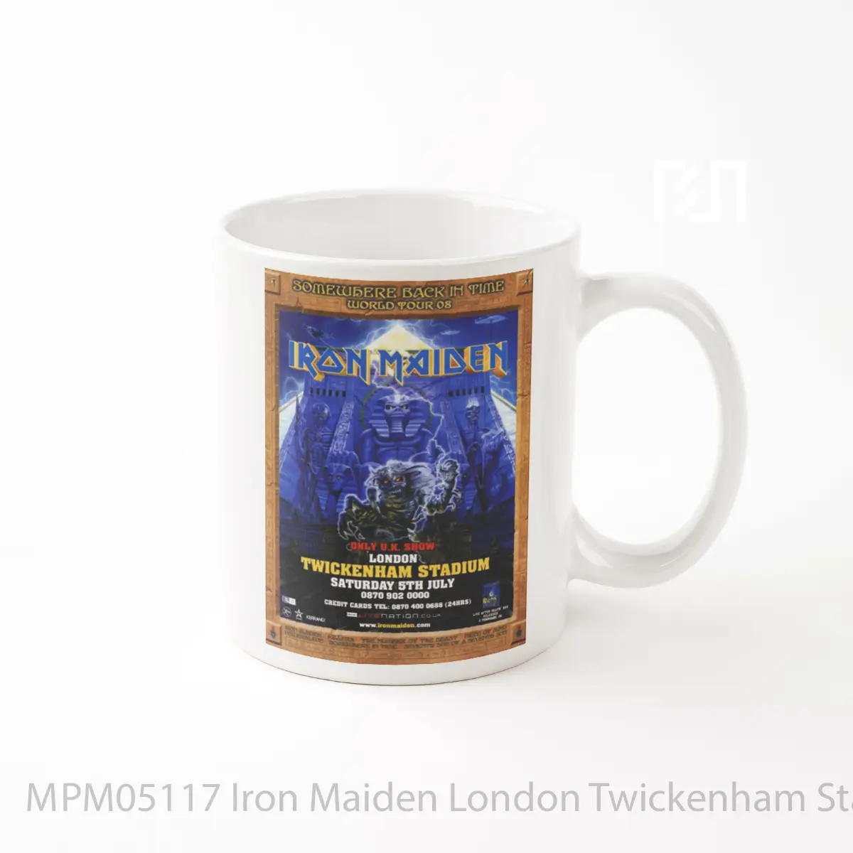 Mug Iron Maiden London Twickenham Stadium 2008 MPM05117