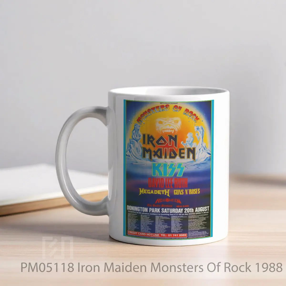 Mug Iron Maiden Monsters Of Rock 1988 MPM05118 - All-side / Desain