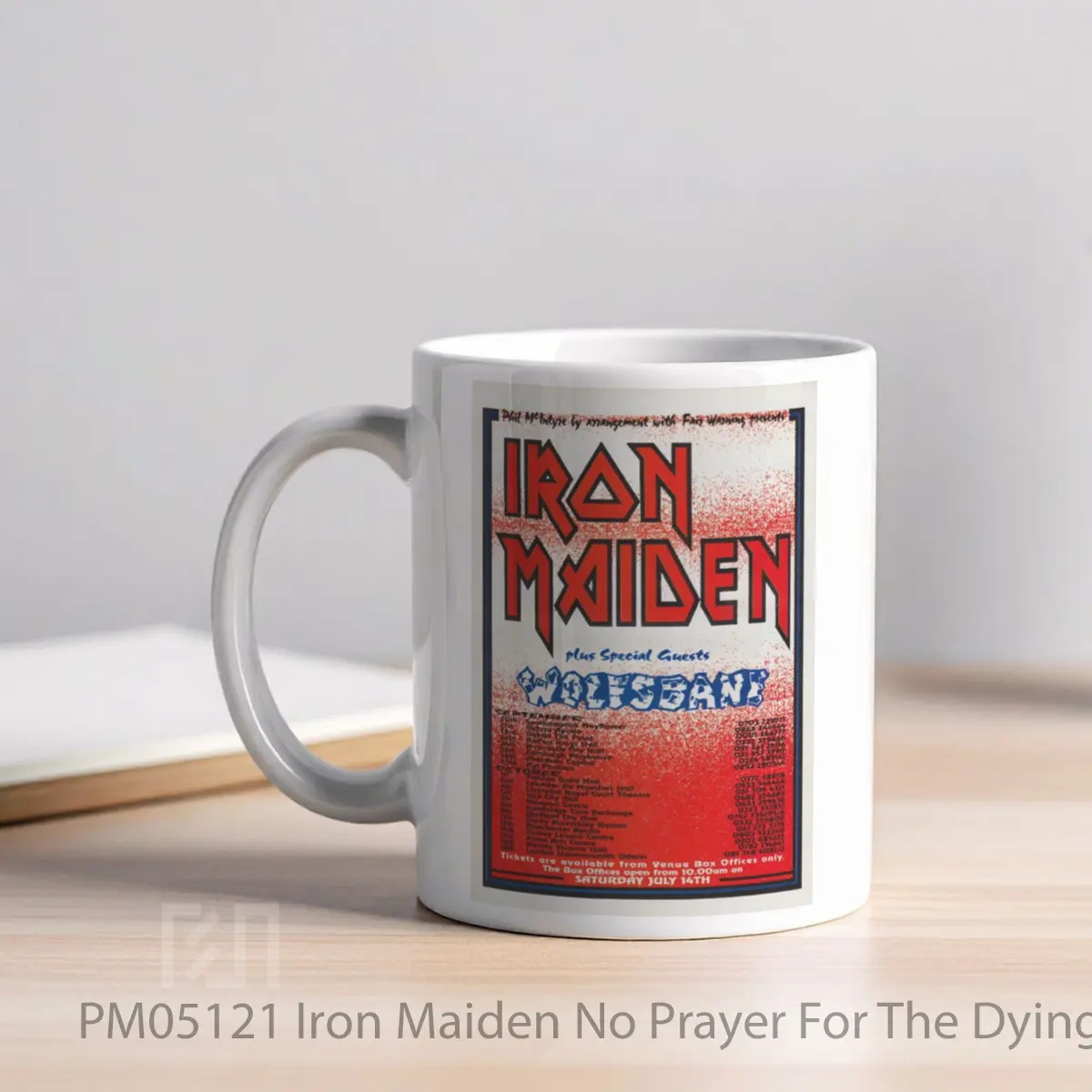 Mug Iron Maiden No Prayer For The Dying Uk Tour 1990 MPM05121 - All-side / Desain