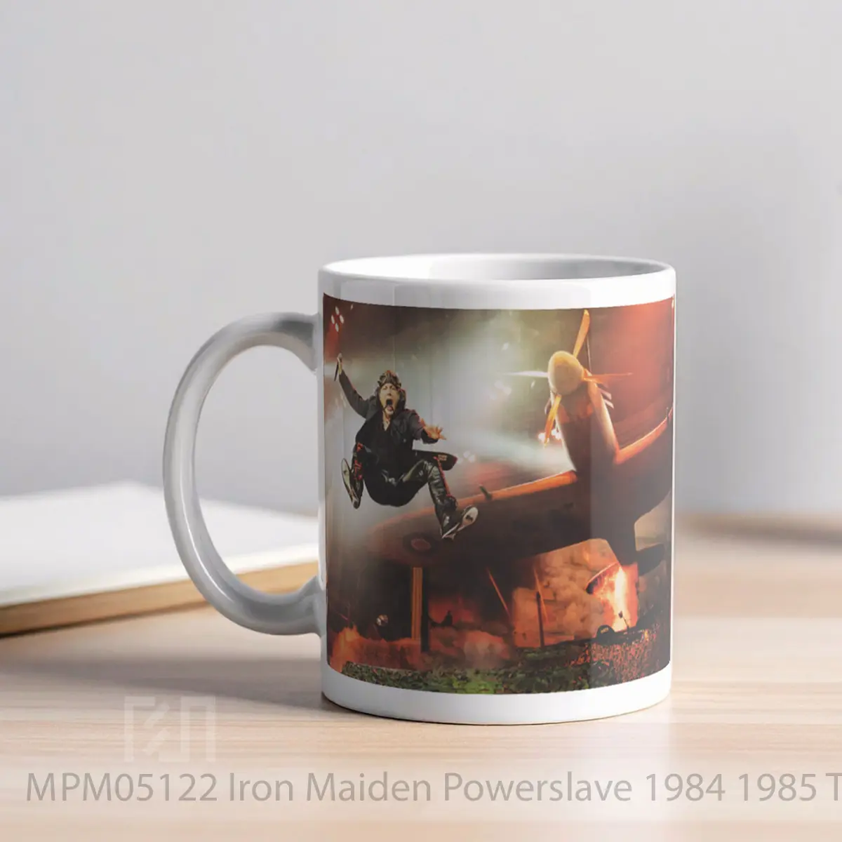 Mug Iron Maiden Powerslave 1984 1985 Tour MPM05122 - All-side / Desain
