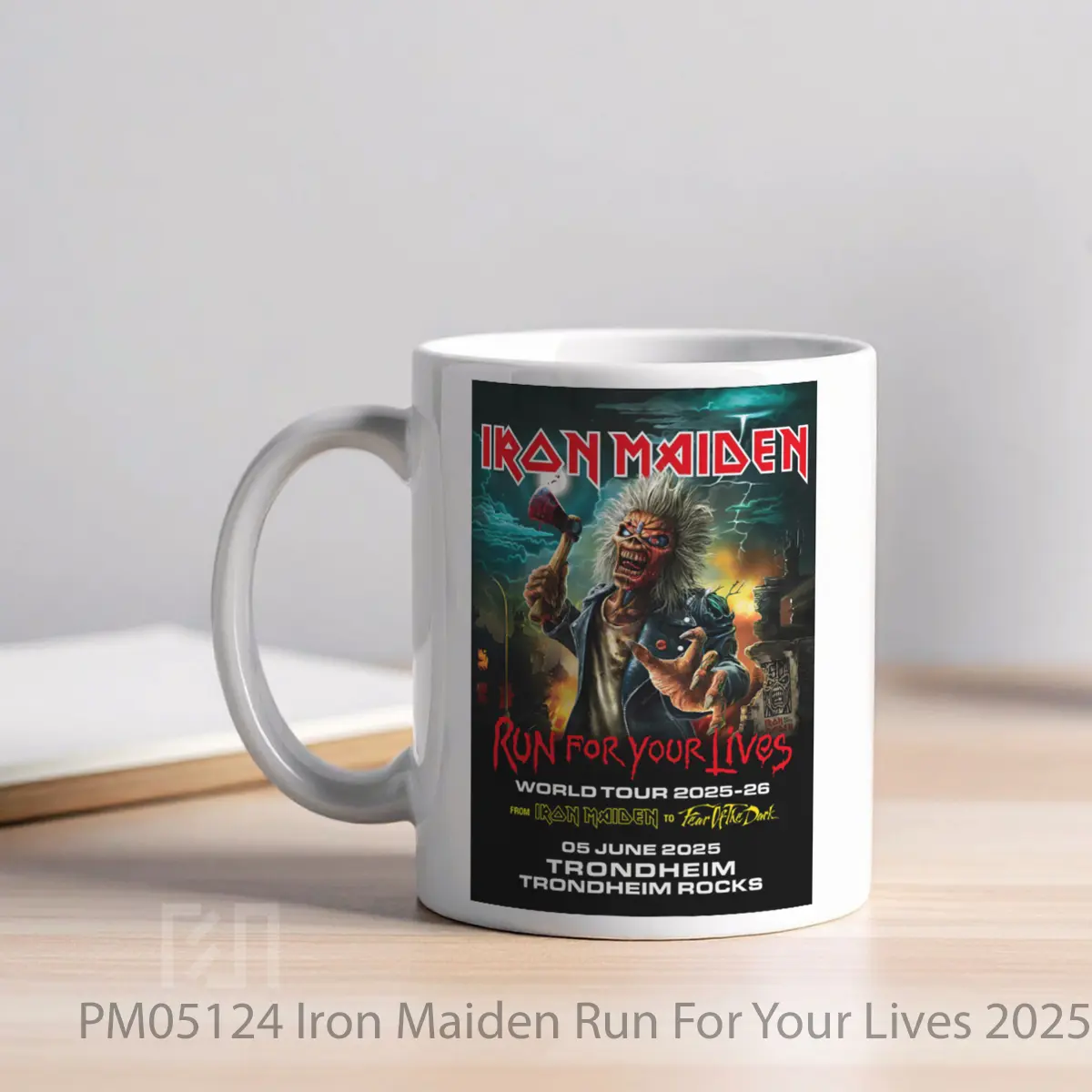 Mug Iron Maiden Run For Your Lives 2025 Tour 1 MPM05124 - All-side / Desain