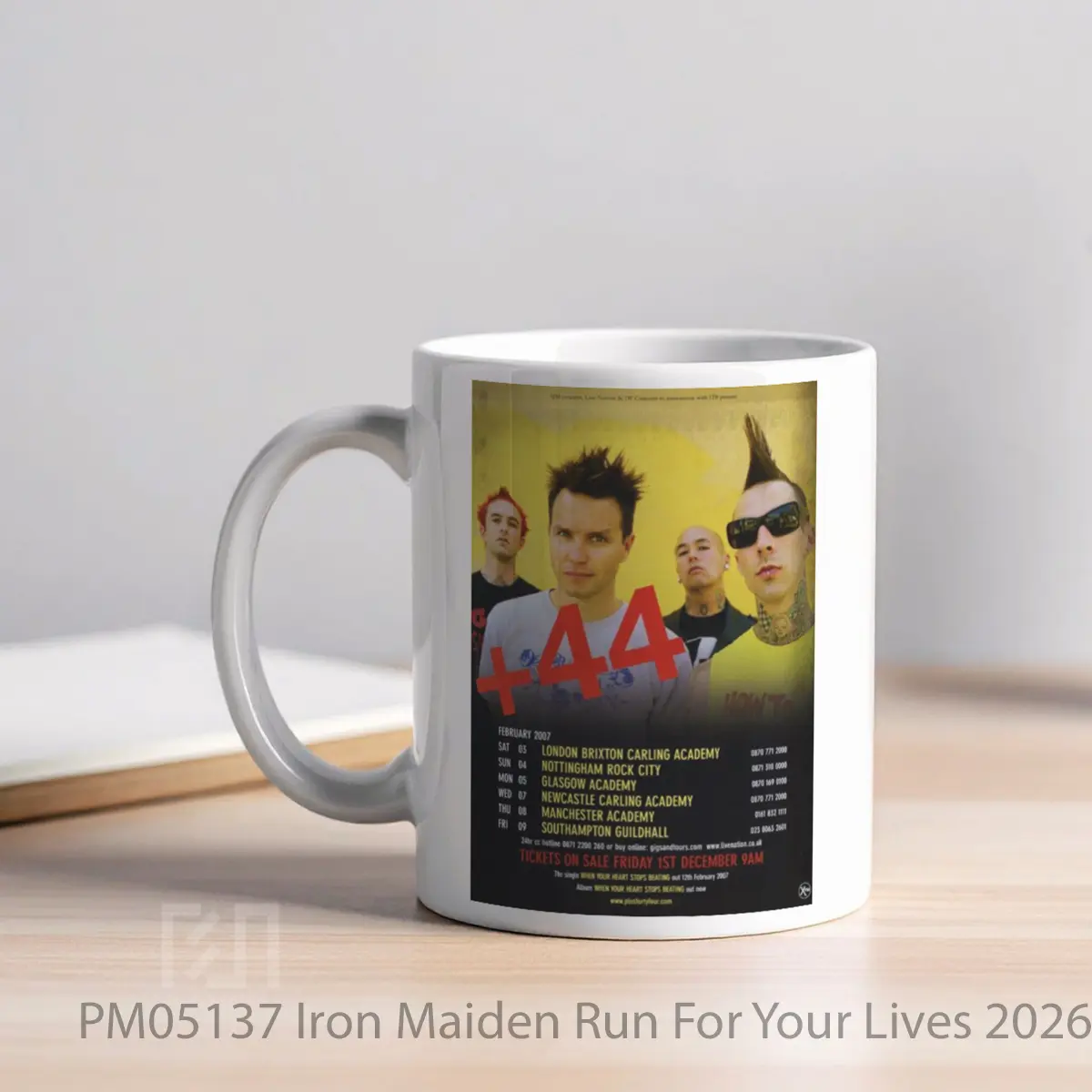 Mug Iron Maiden Run For Your Lives 2026 Tour San Antonio MPM05137 - All-side / Desain