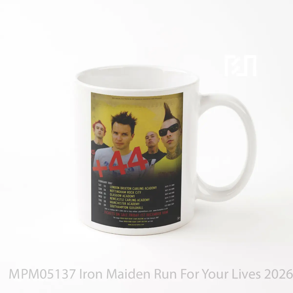 Mug Iron Maiden Run For Your Lives 2026 Tour San Antonio MPM05137