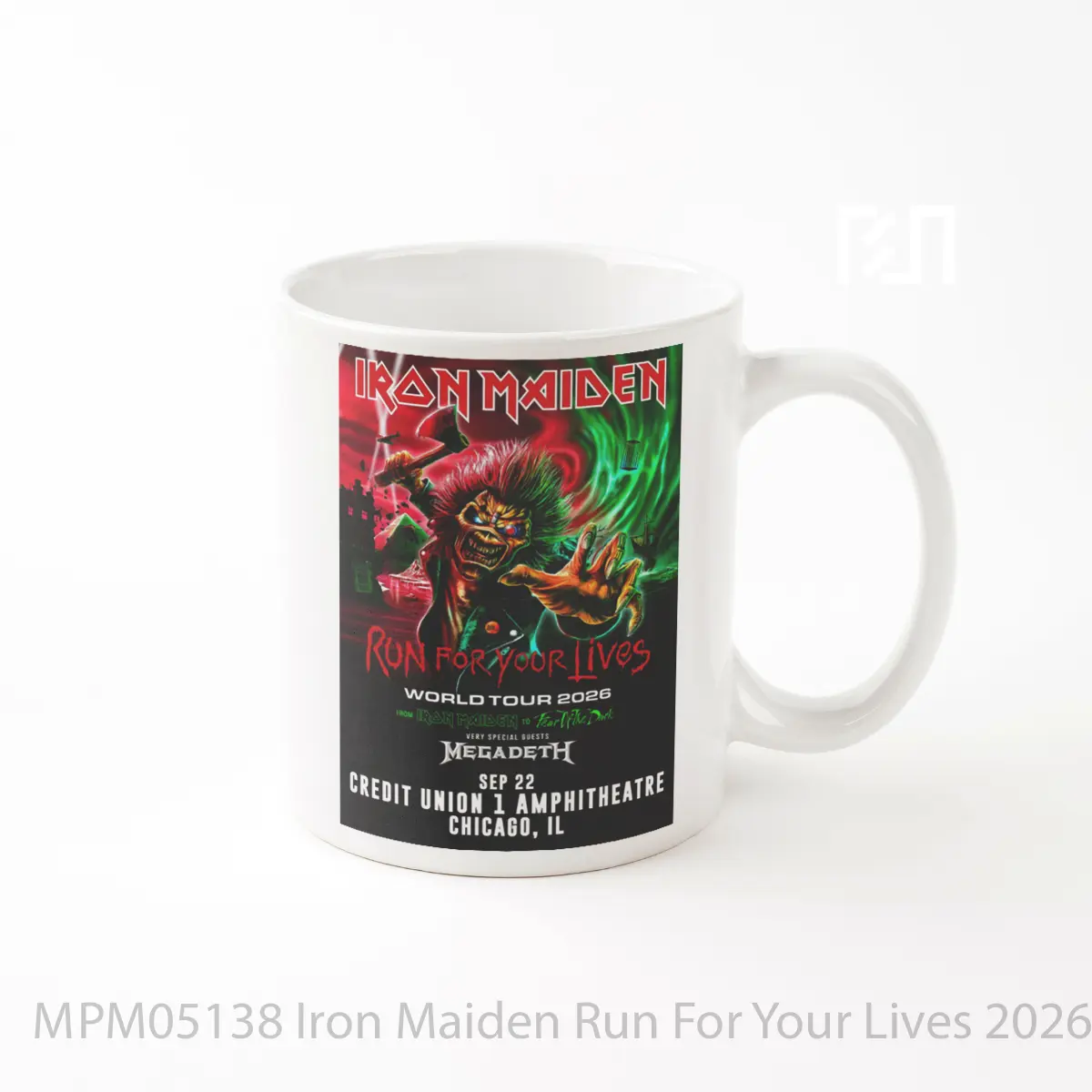 Mug Iron Maiden Run For Your Lives 2026 Tour Shakopee MPM05138