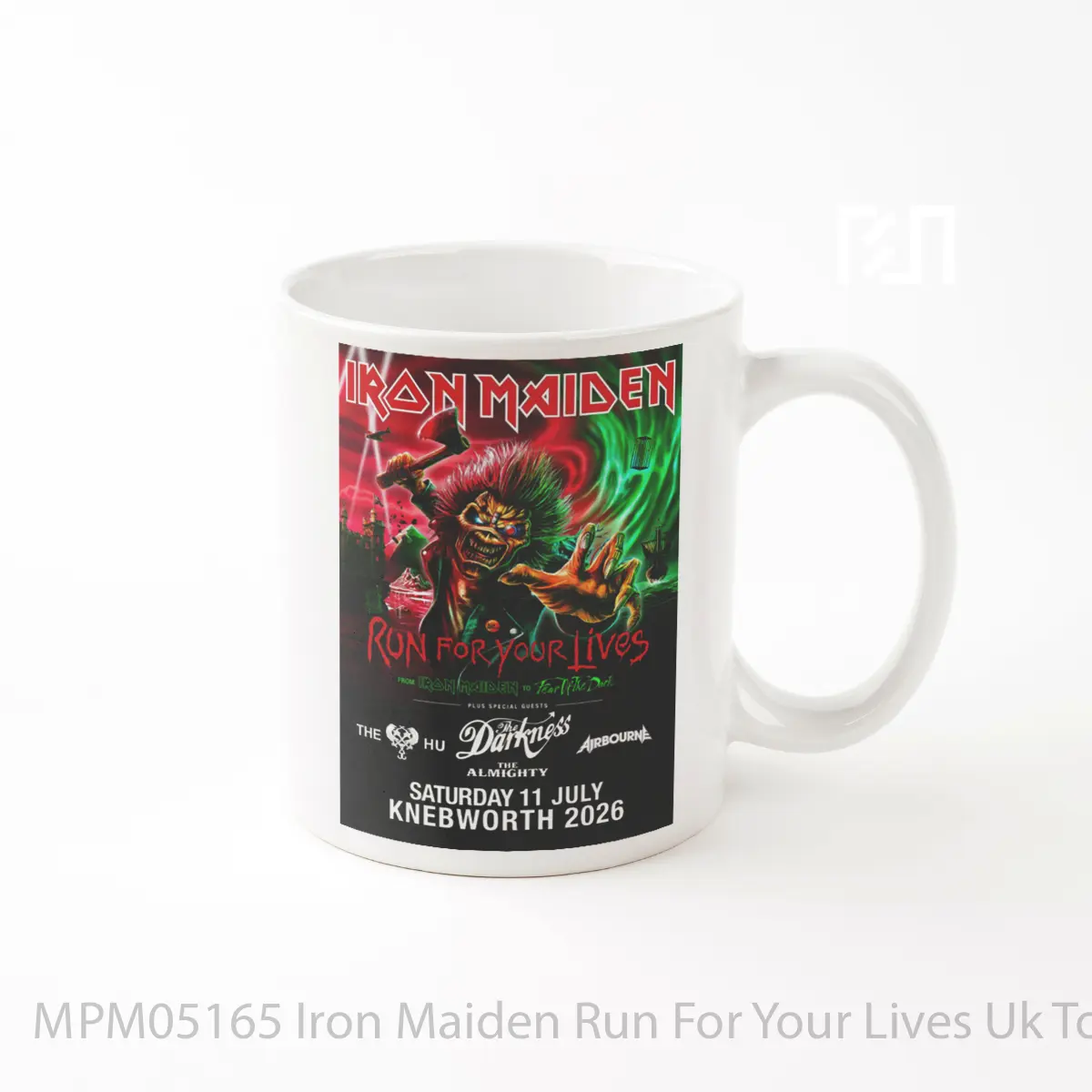 Mug Iron Maiden Run For Your Lives Uk Tour 2026 Knebworth MPM05165