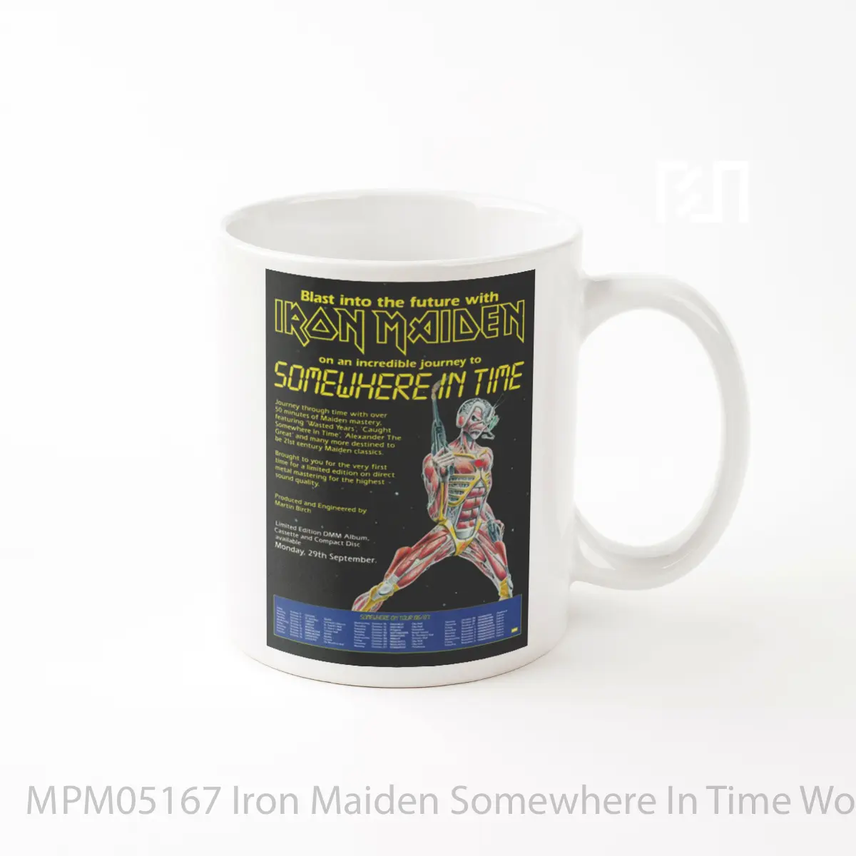 Mug Iron Maiden Somewhere In Time World Tour 1986 87 MPM05167