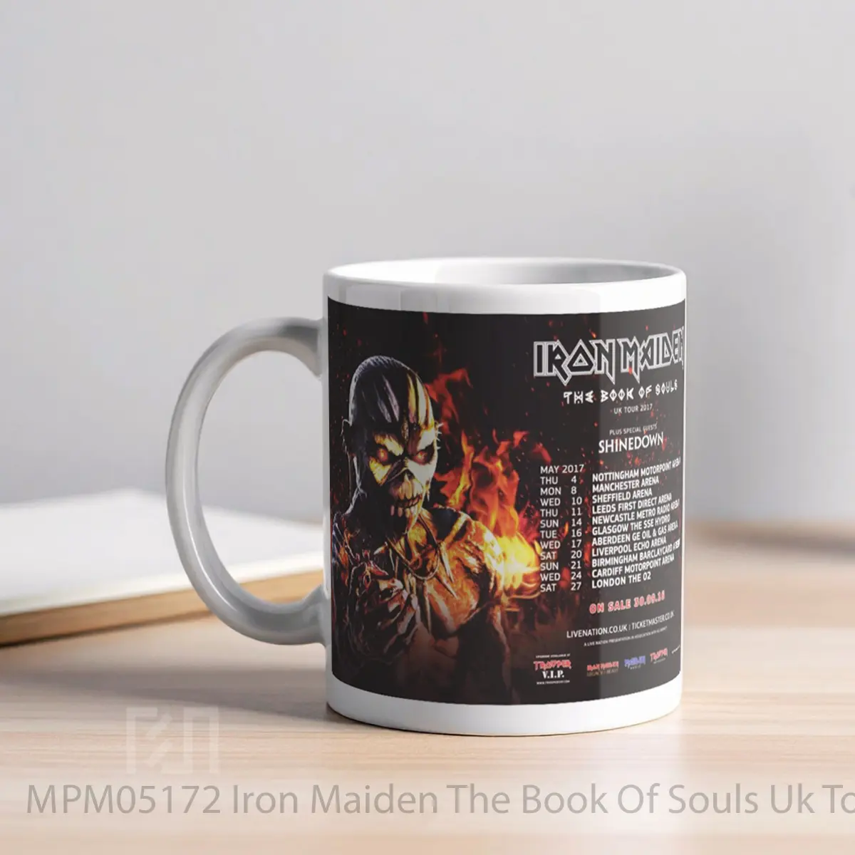 Mug Iron Maiden The Book Of Souls Uk Tour 2017 1 MPM05172 - All-side / Desain
