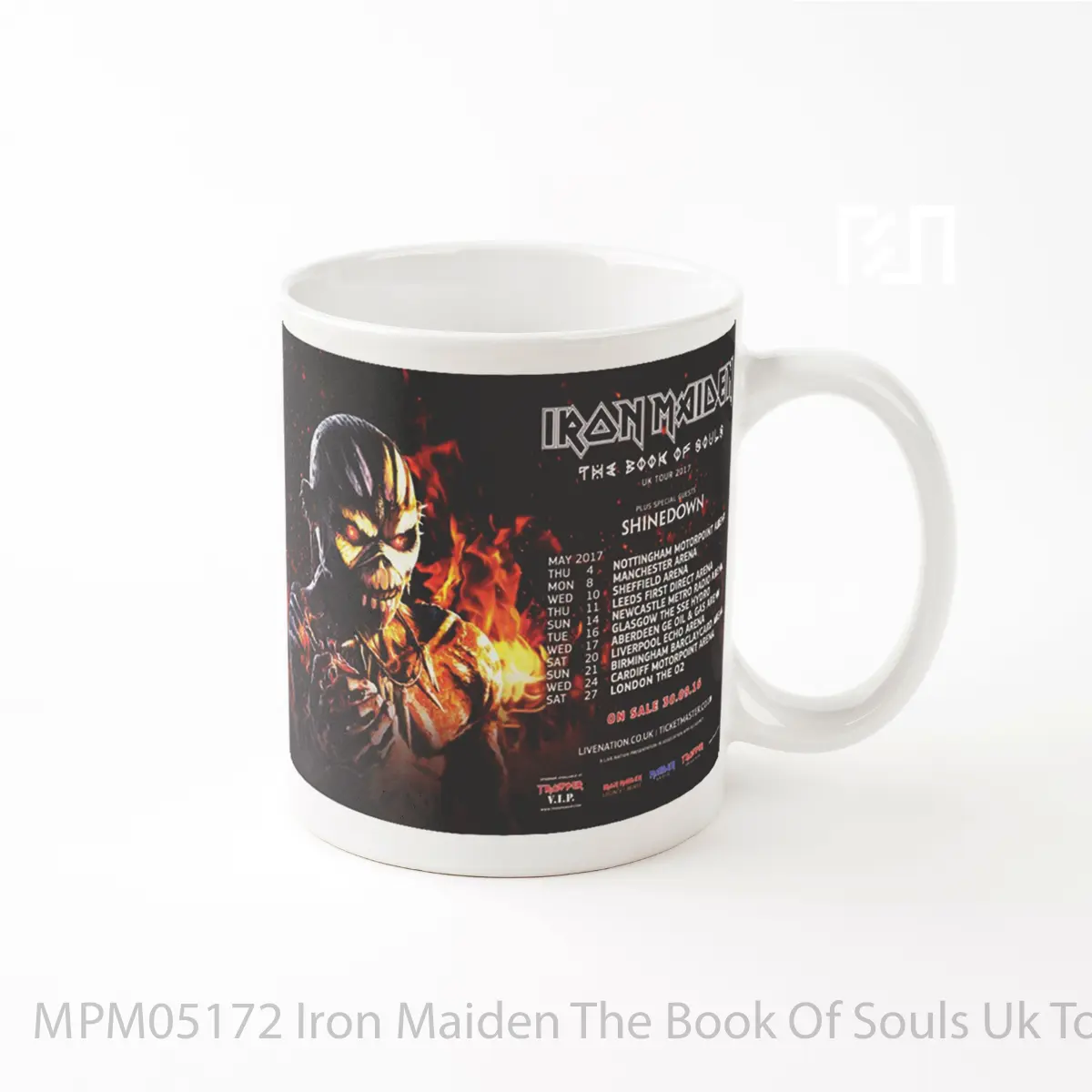 Mug Iron Maiden The Book Of Souls Uk Tour 2017 1 MPM05172