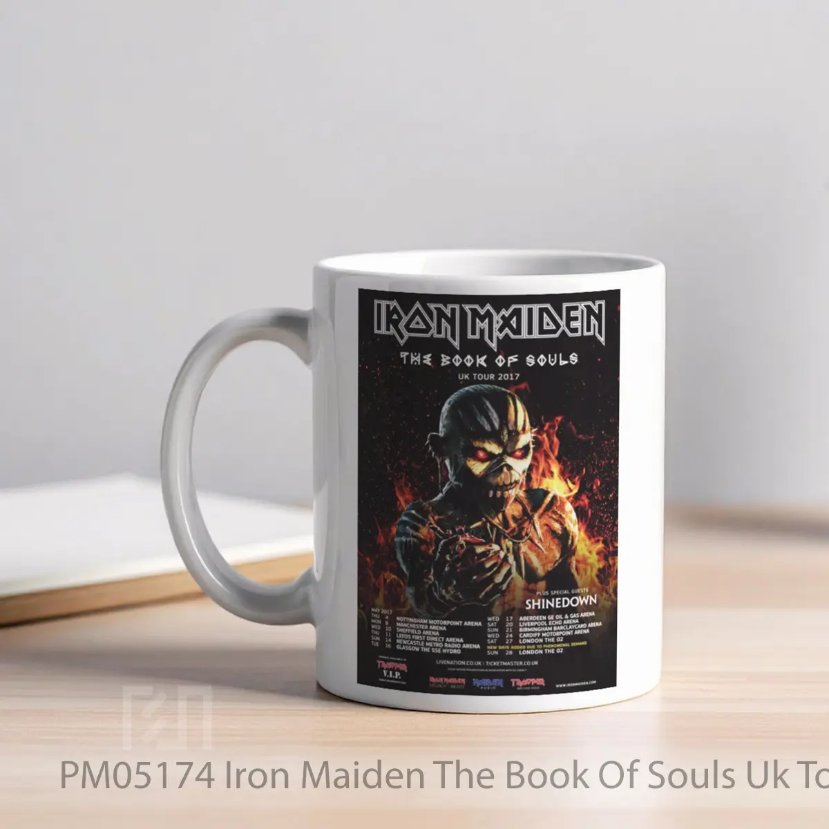 Mug Iron Maiden The Book Of Souls Uk Tour 2017 MPM05174 - All-side / Desain