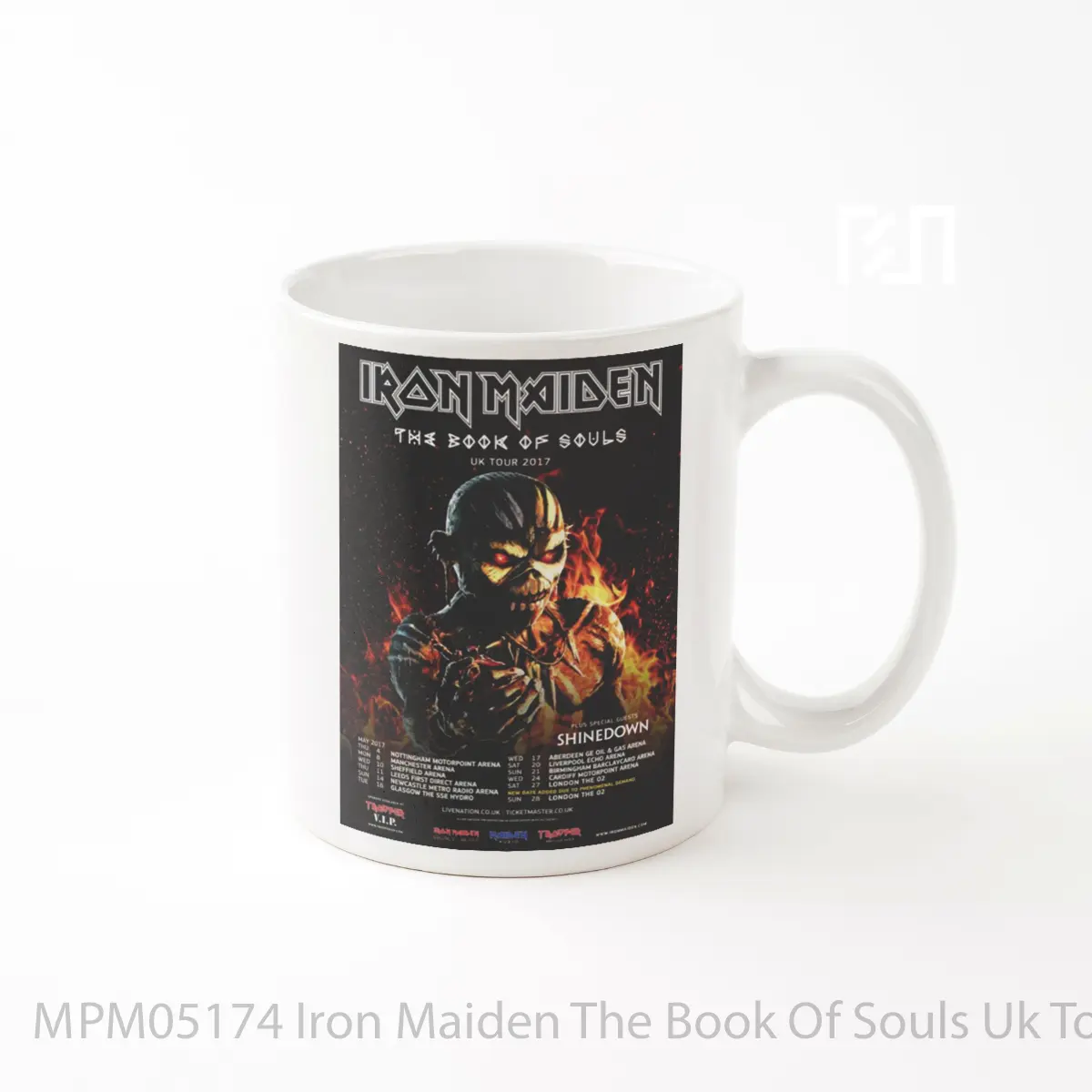 Mug Iron Maiden The Book Of Souls Uk Tour 2017 MPM05174