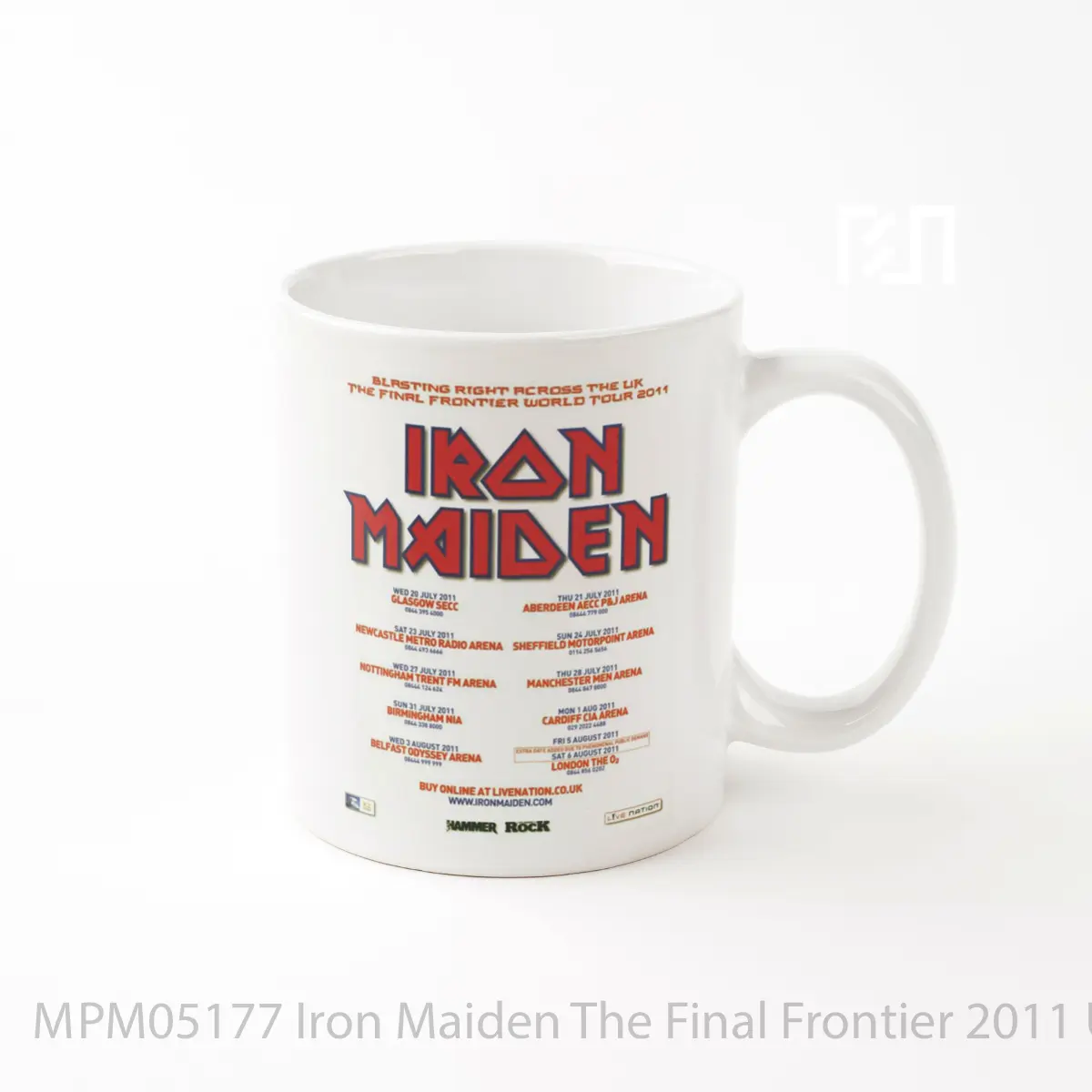 Mug Iron Maiden The Final Frontier 2011 Uk Tour MPM05177