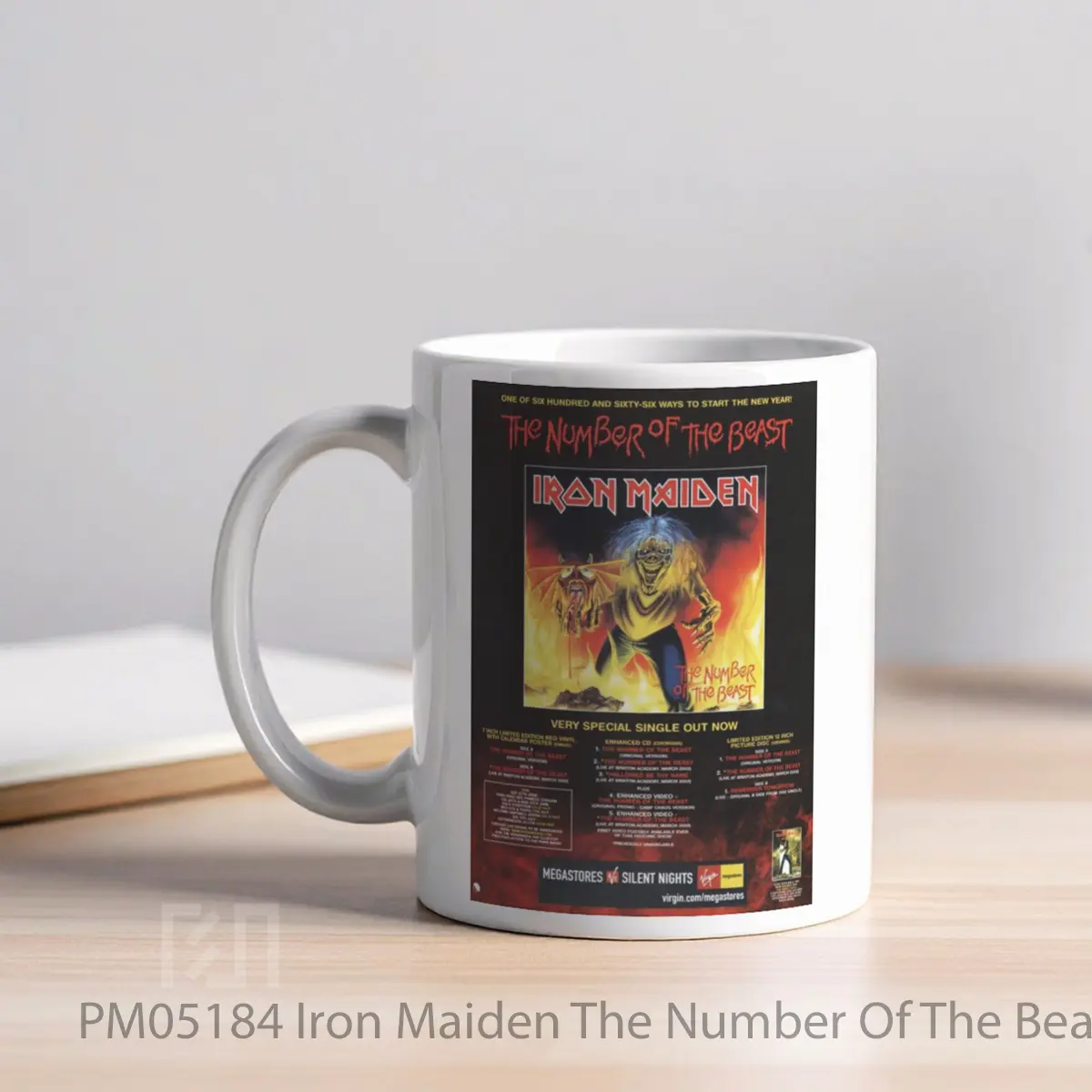 Mug Iron Maiden The Number Of The Beast 1 MPM05184 - All-side / Desain