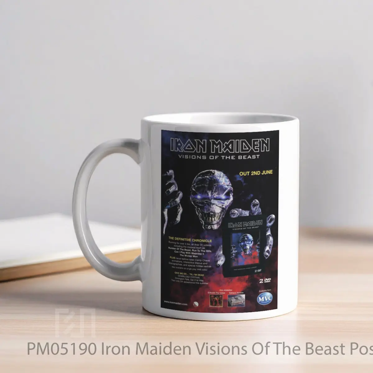Mug Iron Maiden Visions Of The Beast MPM05190 - All-side / Desain