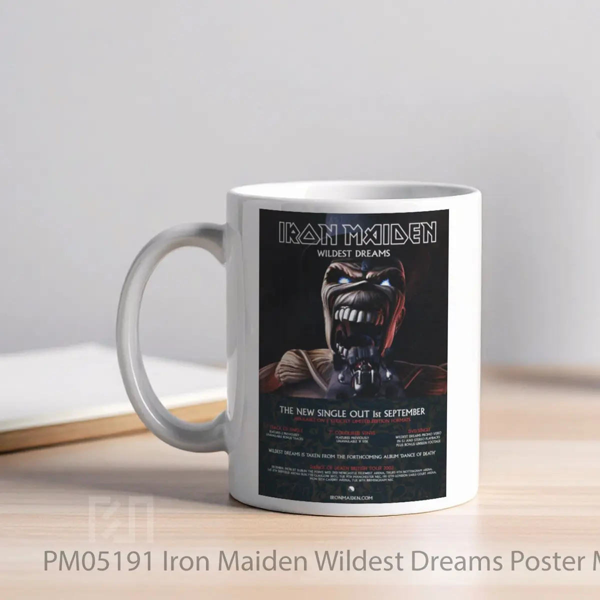 Mug Iron Maiden Wildest Dreams MPM05191 - All-side / Desain