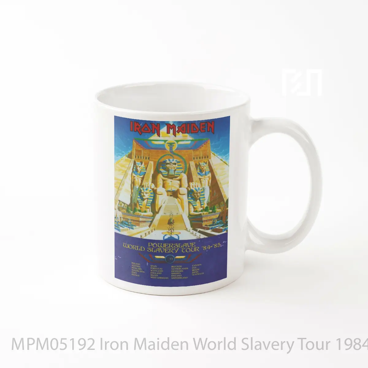 Mug Iron Maiden World Slavery Tour 1984 1985 MPM05192