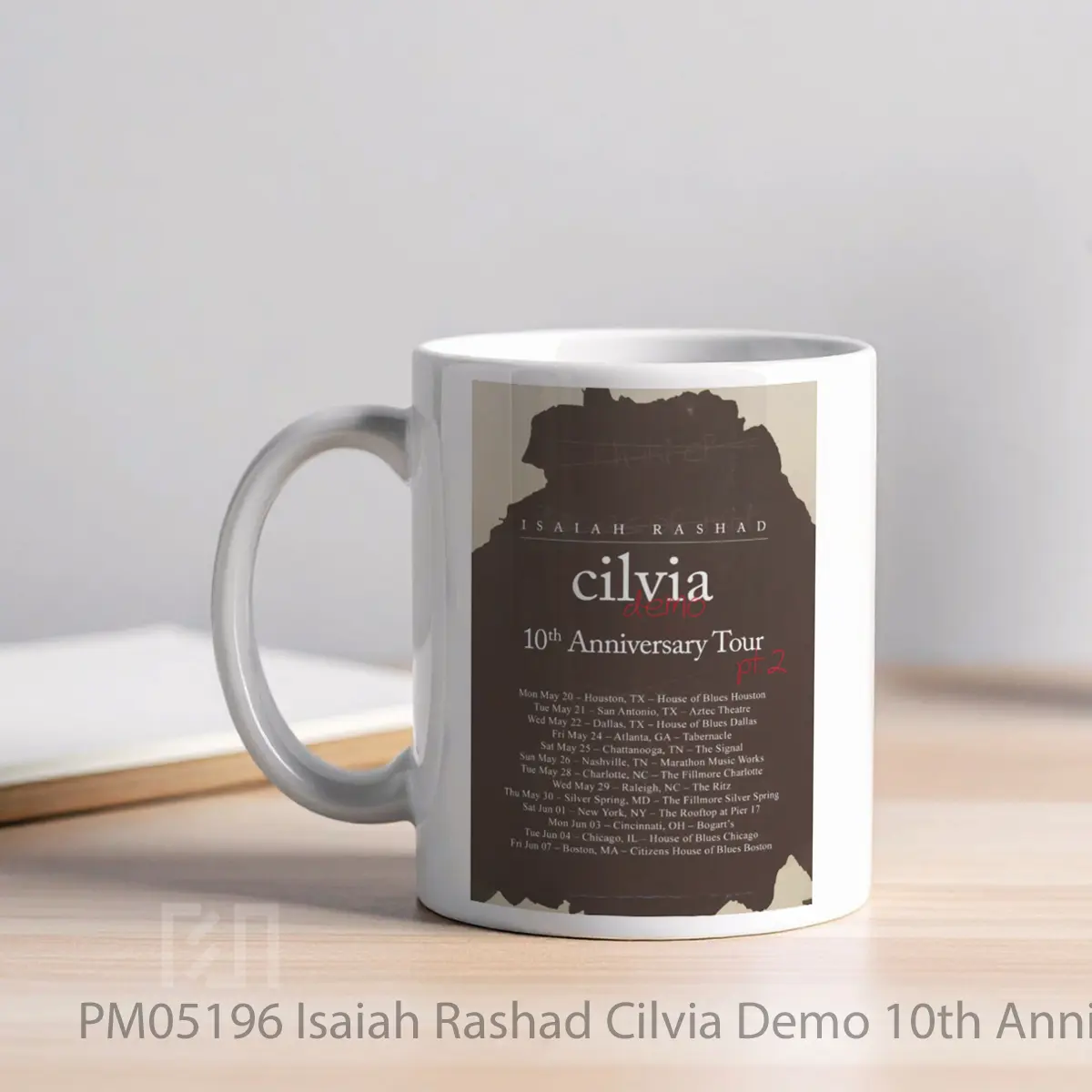 Mug Isaiah Rashad Cilvia Demo 10th Anniversary Tour MPM05196 - All-side / Desain