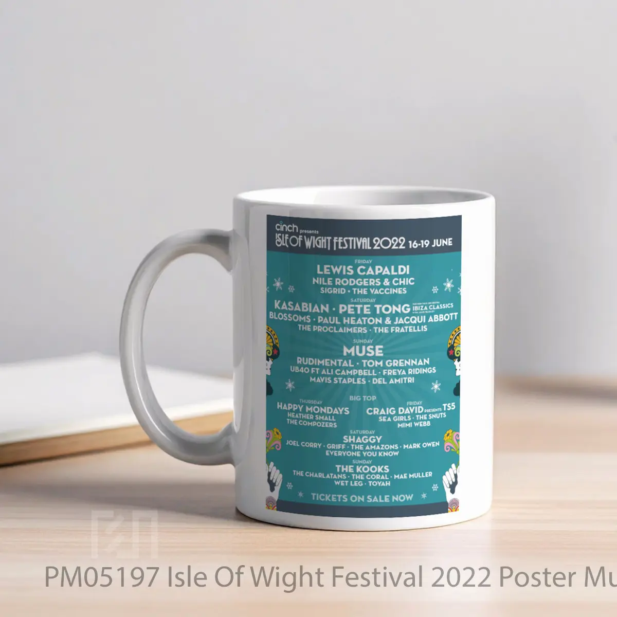 Mug Isle Of Wight Festival 2022 MPM05197 - All-side / Desain