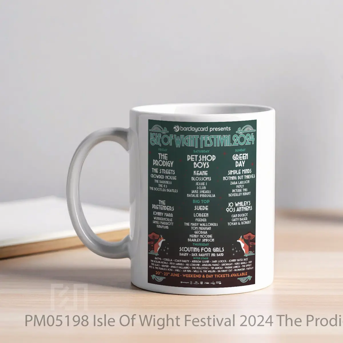 Mug Isle Of Wight Festival 2024 The Prodigy Pet Shop Boys MPM05198 - All-side / Desain