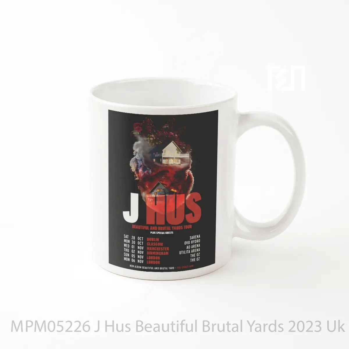 Mug J Hus Beautiful Brutal Yards 2023 Uk Arena Tour MPM05226