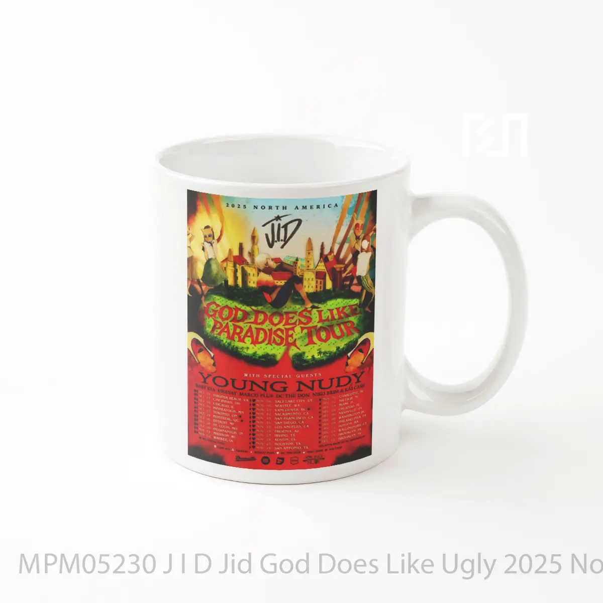 Mug J I D Jid God Does Like Ugly 2025 North MPM05230