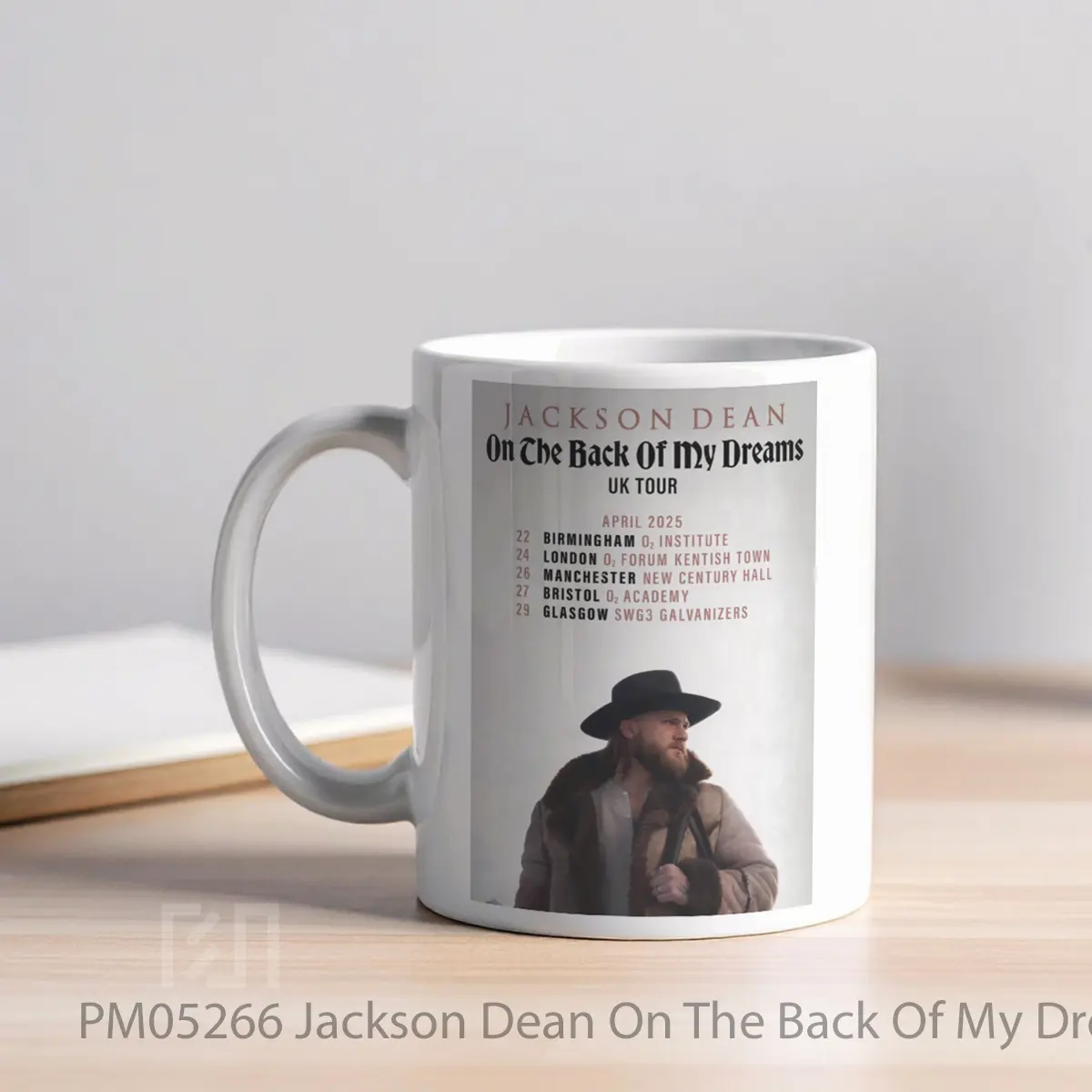 Mug Jackson Dean On The Back Of My Dreams Uk Tour 2025 MPM05266 - All-side / Desain