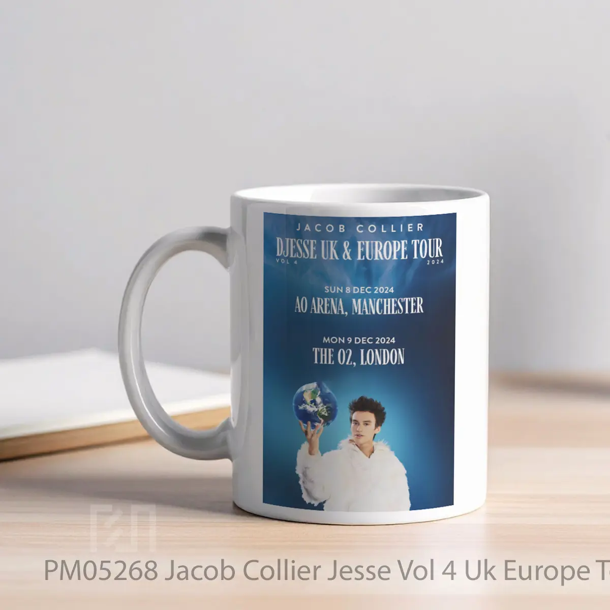 Mug Jacob Collier Jesse Vol 4 Uk Europe Tour 2024 Manchester London MPM05268 - All-side / Desain