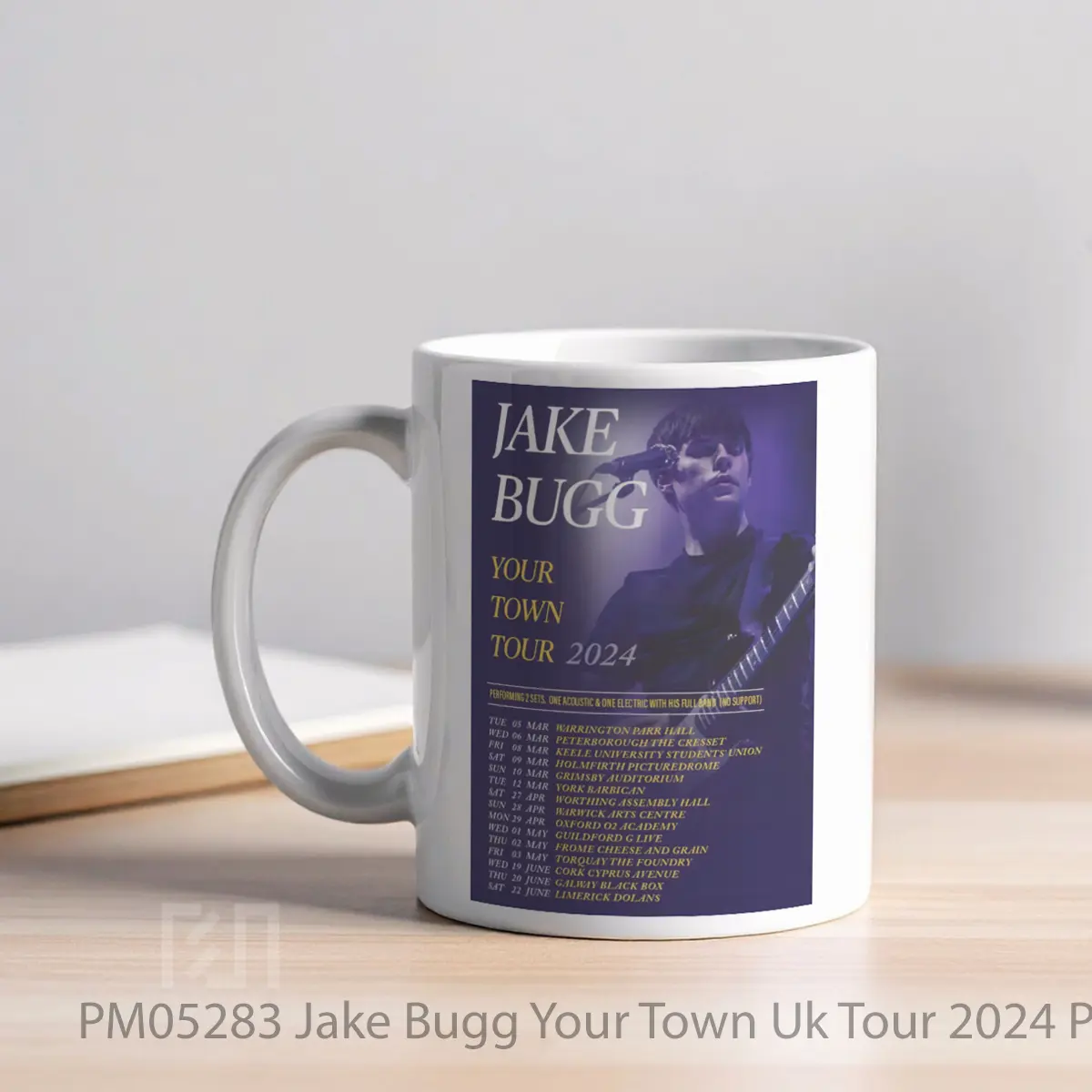 Mug Jake Bugg Your Town Uk Tour 2024 MPM05283 - All-side / Desain