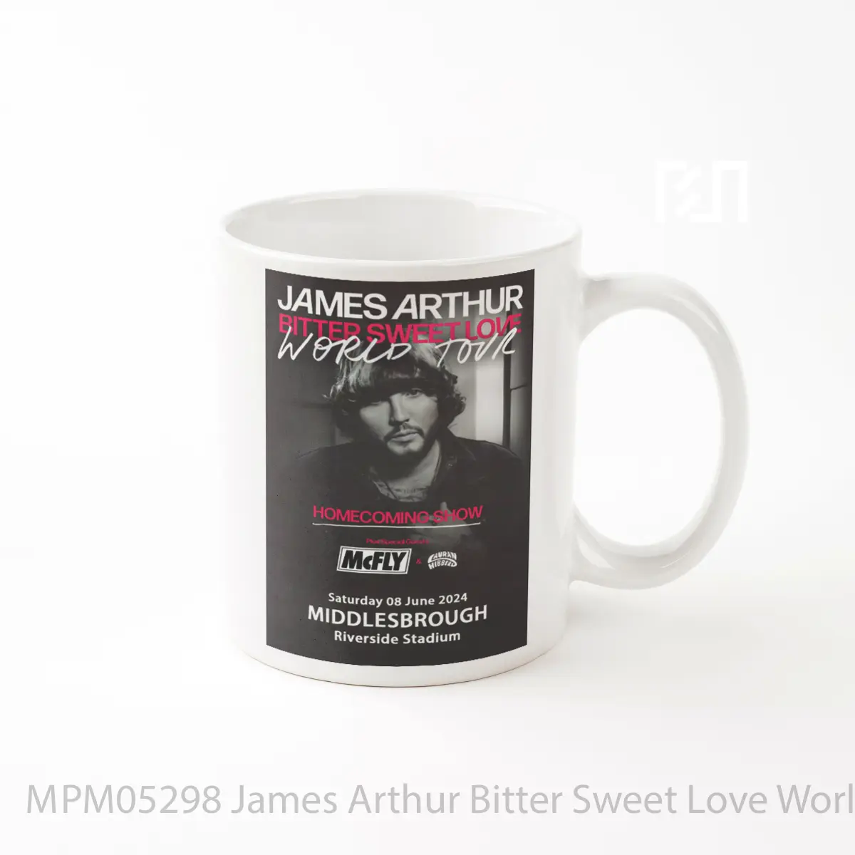 Mug James Arthur Bitter Sweet Love World Tour 2024 Homecoming MPM05298