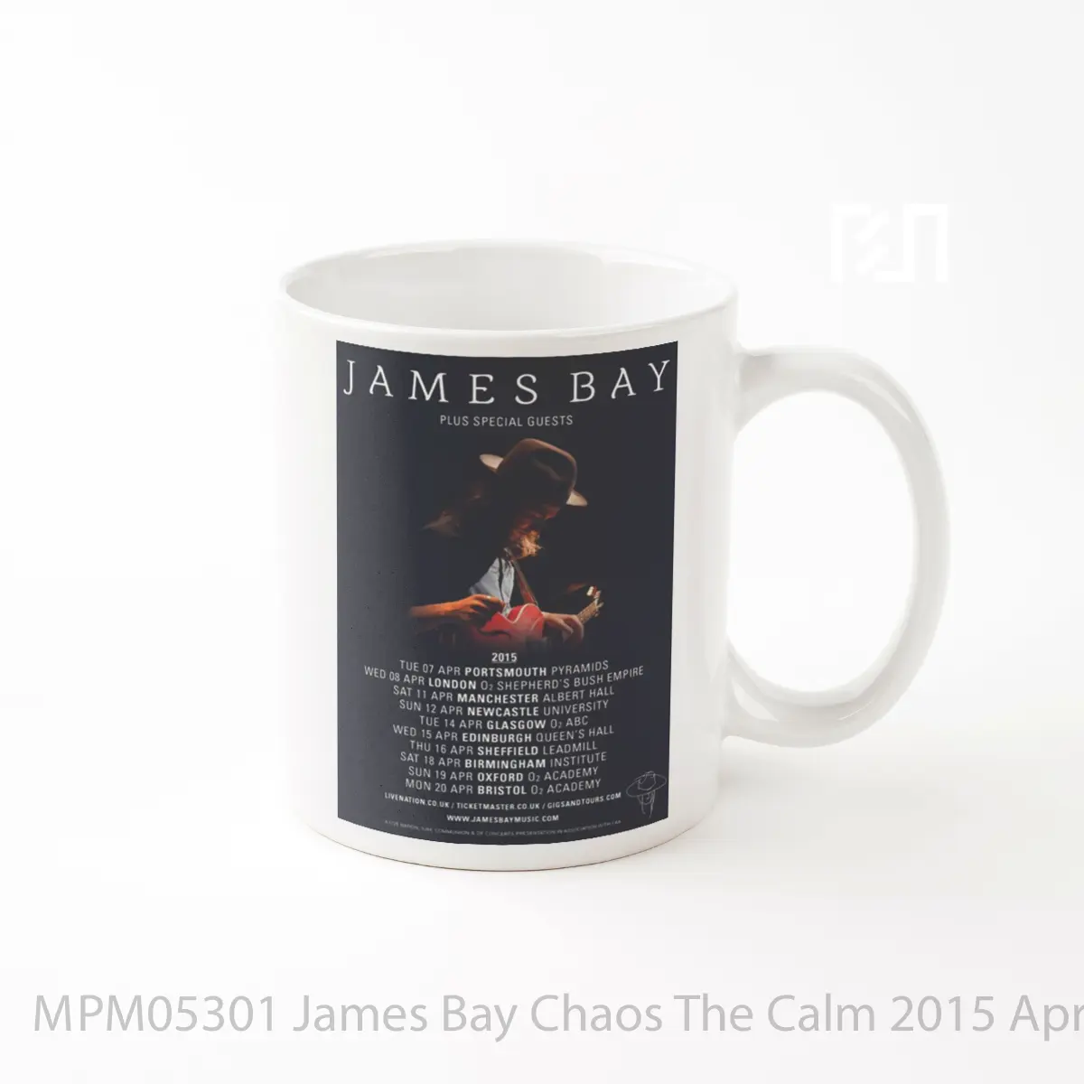 Mug James Bay Chaos The Calm 2015 April Uk Tour Post MPM05301