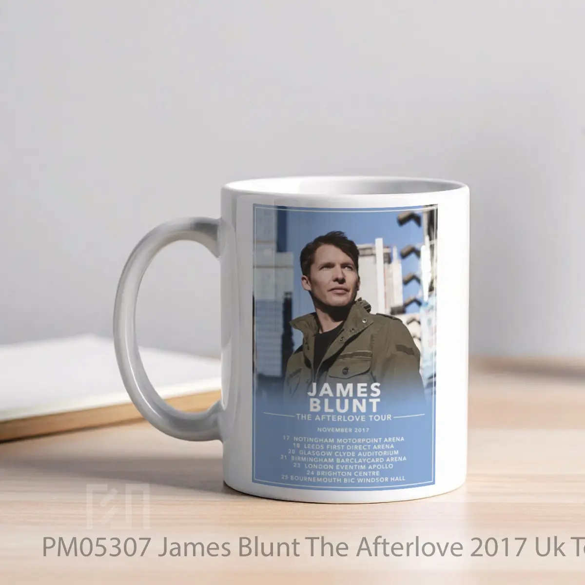 Mug James Blunt The Afterlove 2017 Uk Tour Print MPM05307 - All-side / Desain