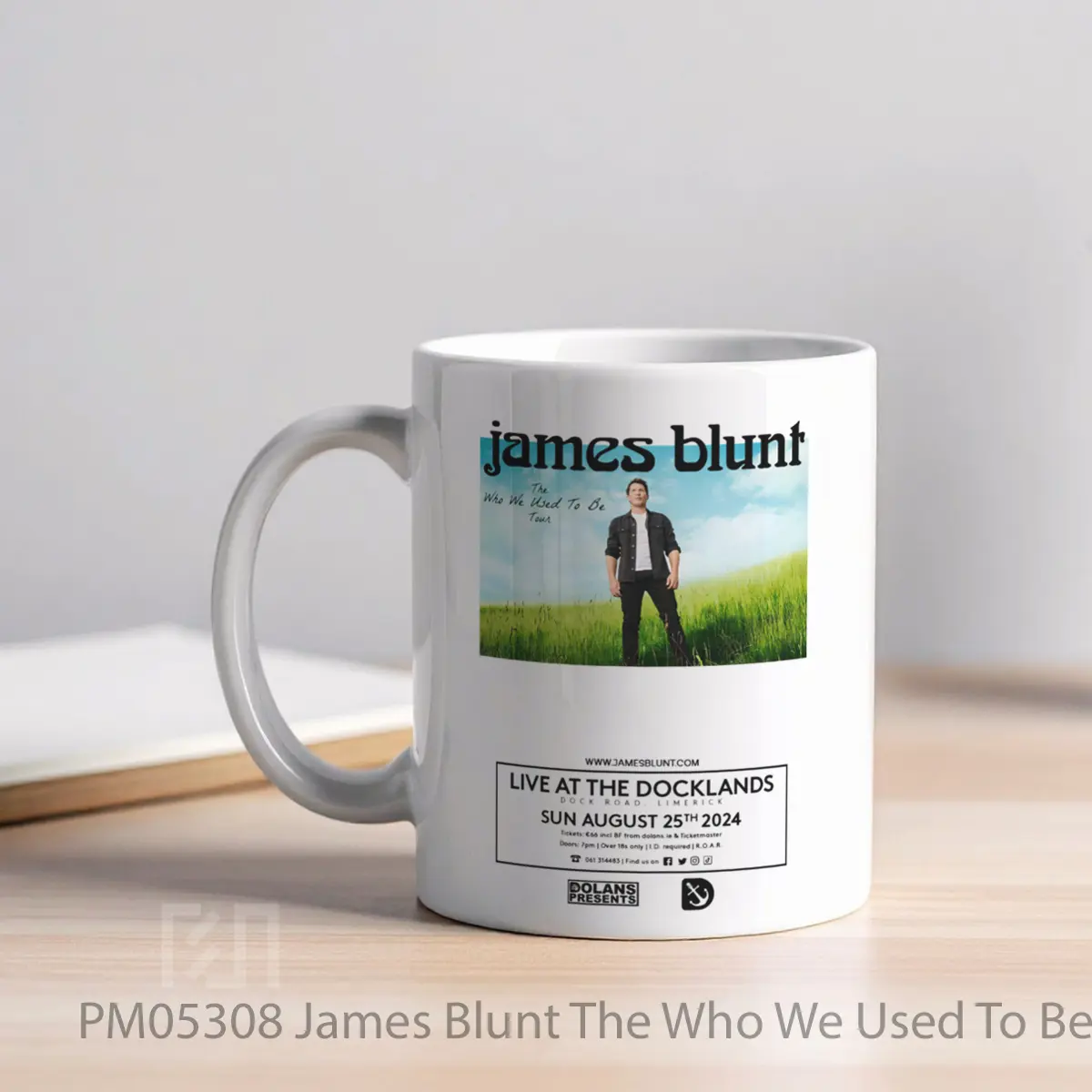 Mug James Blunt The Who We Used To Be 2024 Tour MPM05308 - All-side / Desain