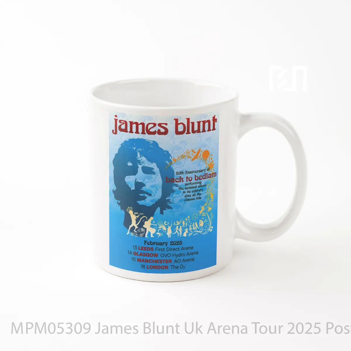 Mug James Blunt Uk Arena Tour 2025 MPM05309