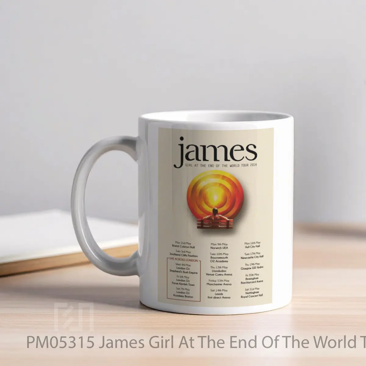Mug James Girl At The End Of The World Tour 2016 MPM05315 - All-side / Desain