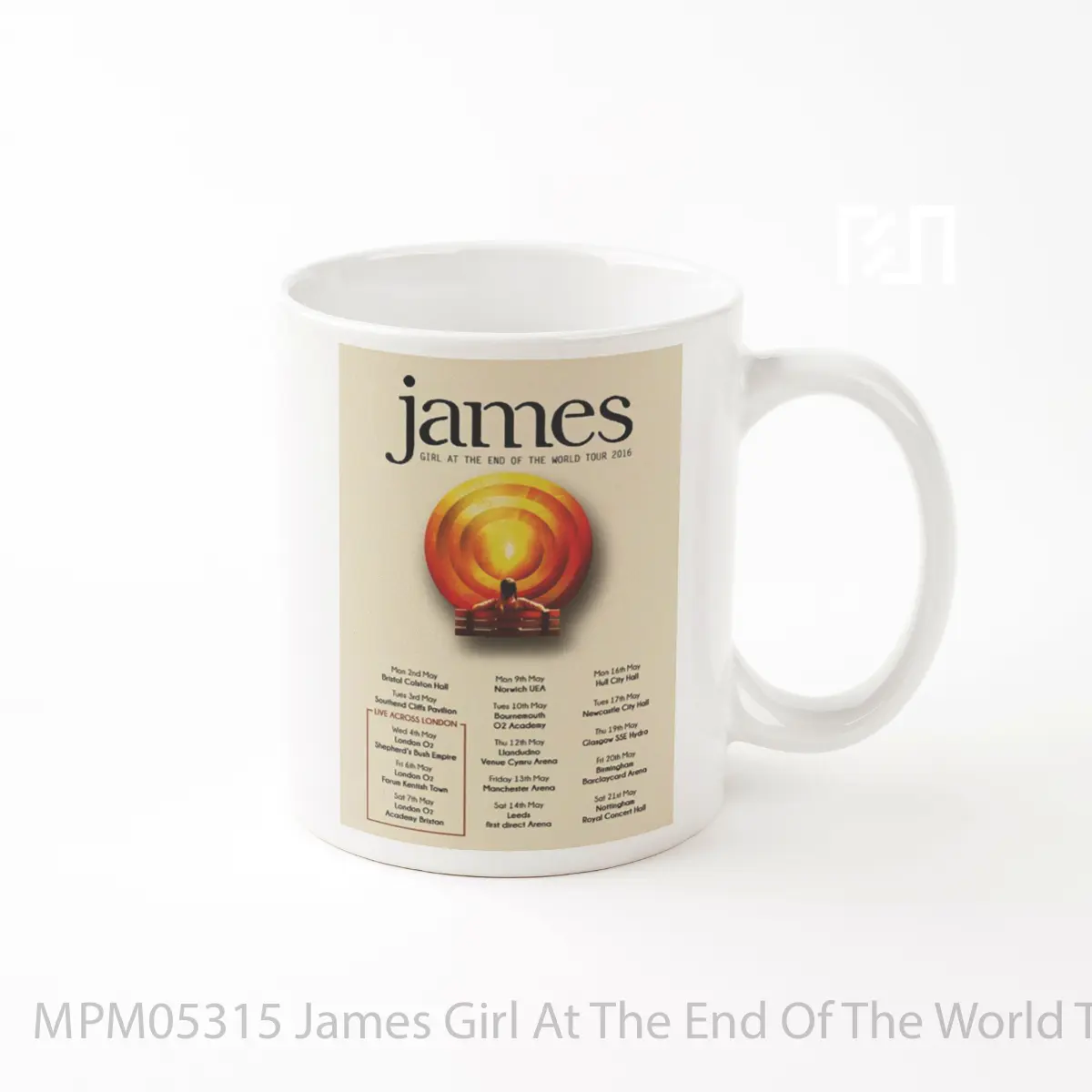 Mug James Girl At The End Of The World Tour 2016 MPM05315