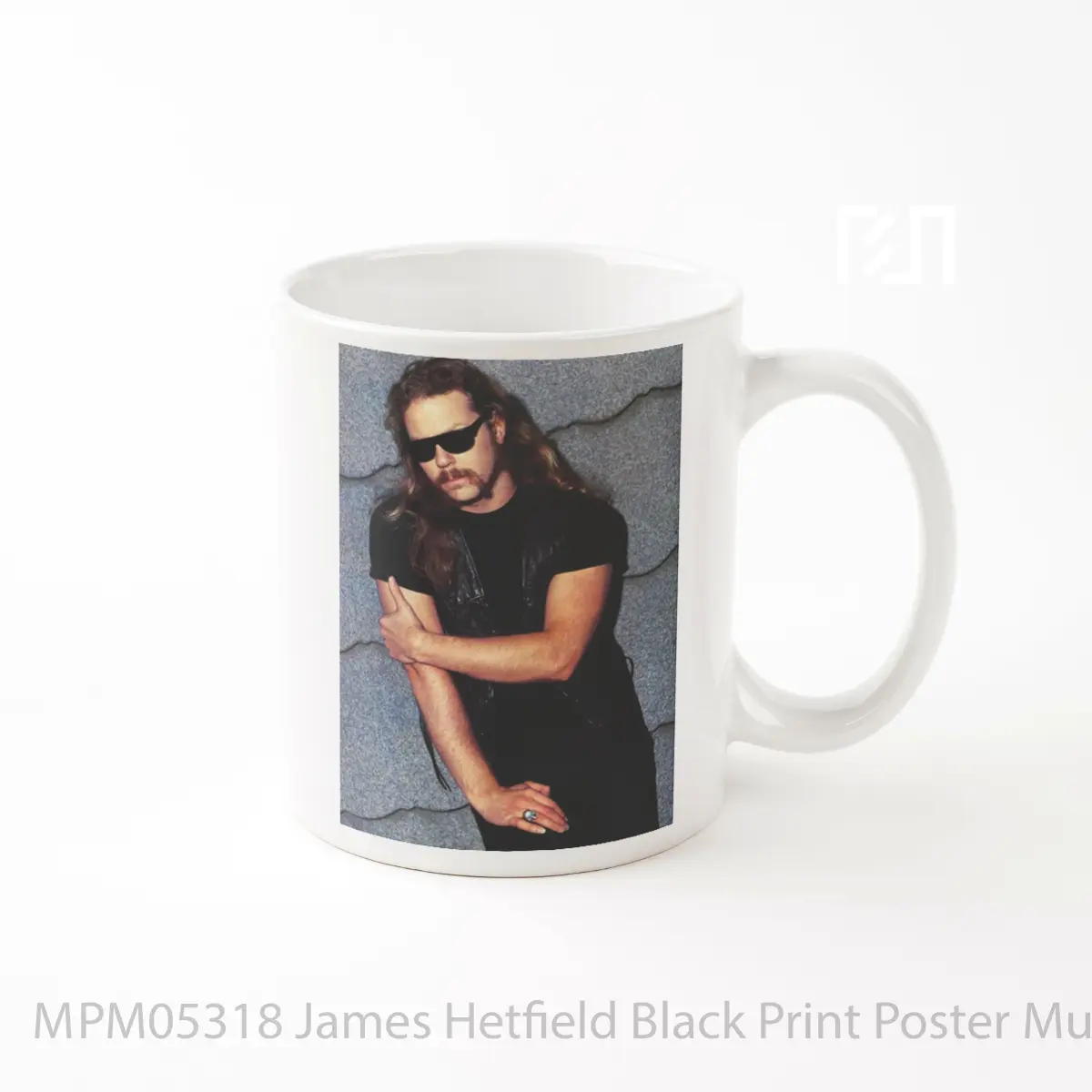 Mug James Hetfield Black Print MPM05318