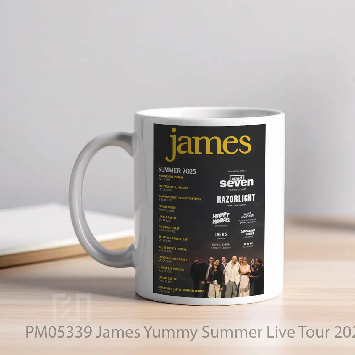 Mug James Yummy Summer Live Tour 2025 MPM05339 - All-side / Desain