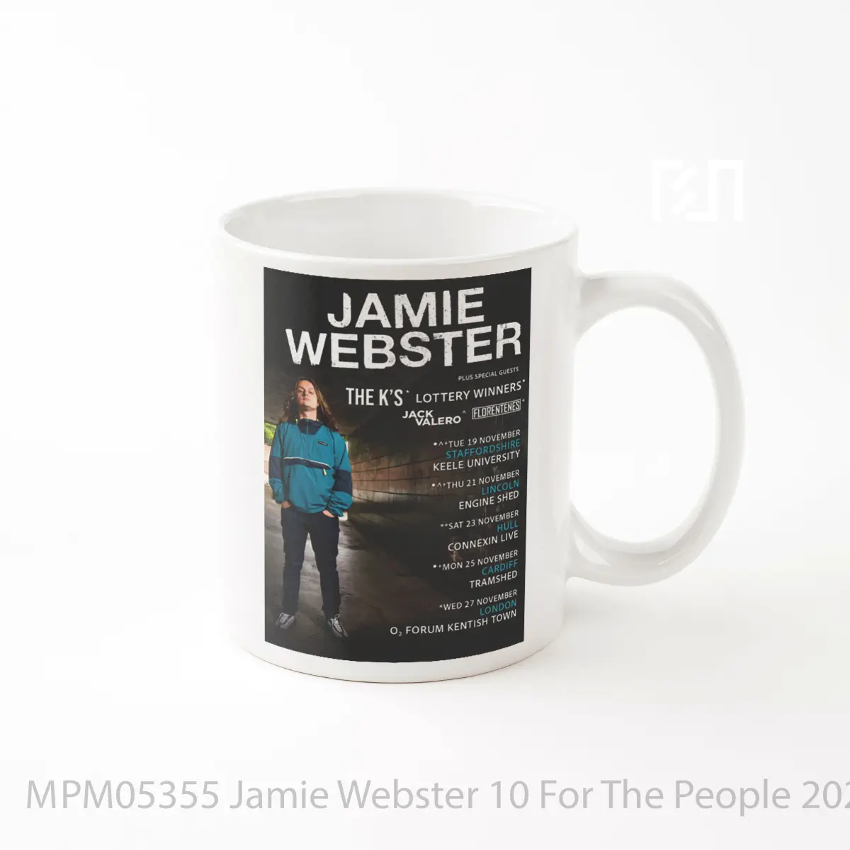 Mug Jamie Webster 10 For The People 2024 November Uk Tour MPM05355