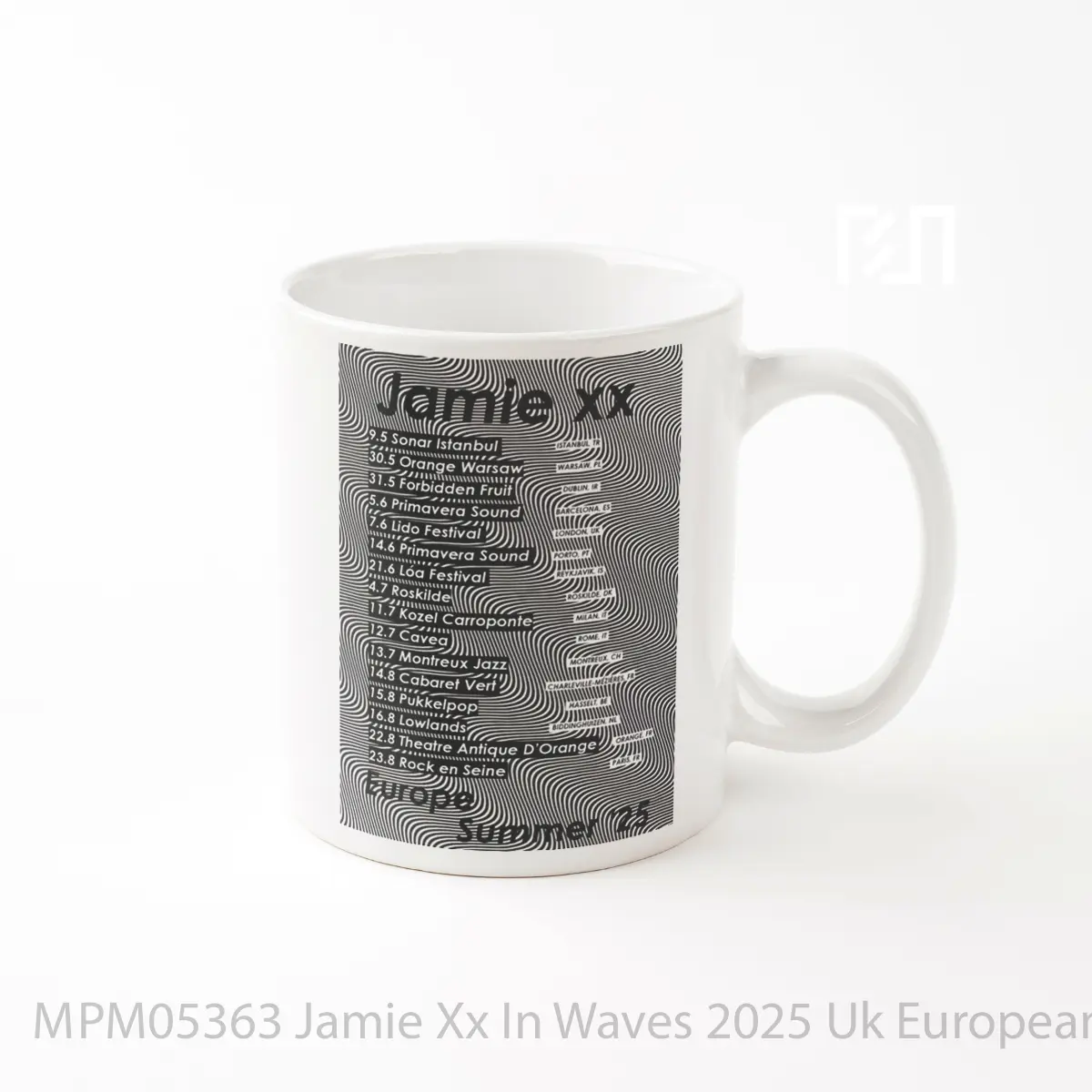Mug Jamie Xx In Waves 2025 Uk European Tour MPM05363