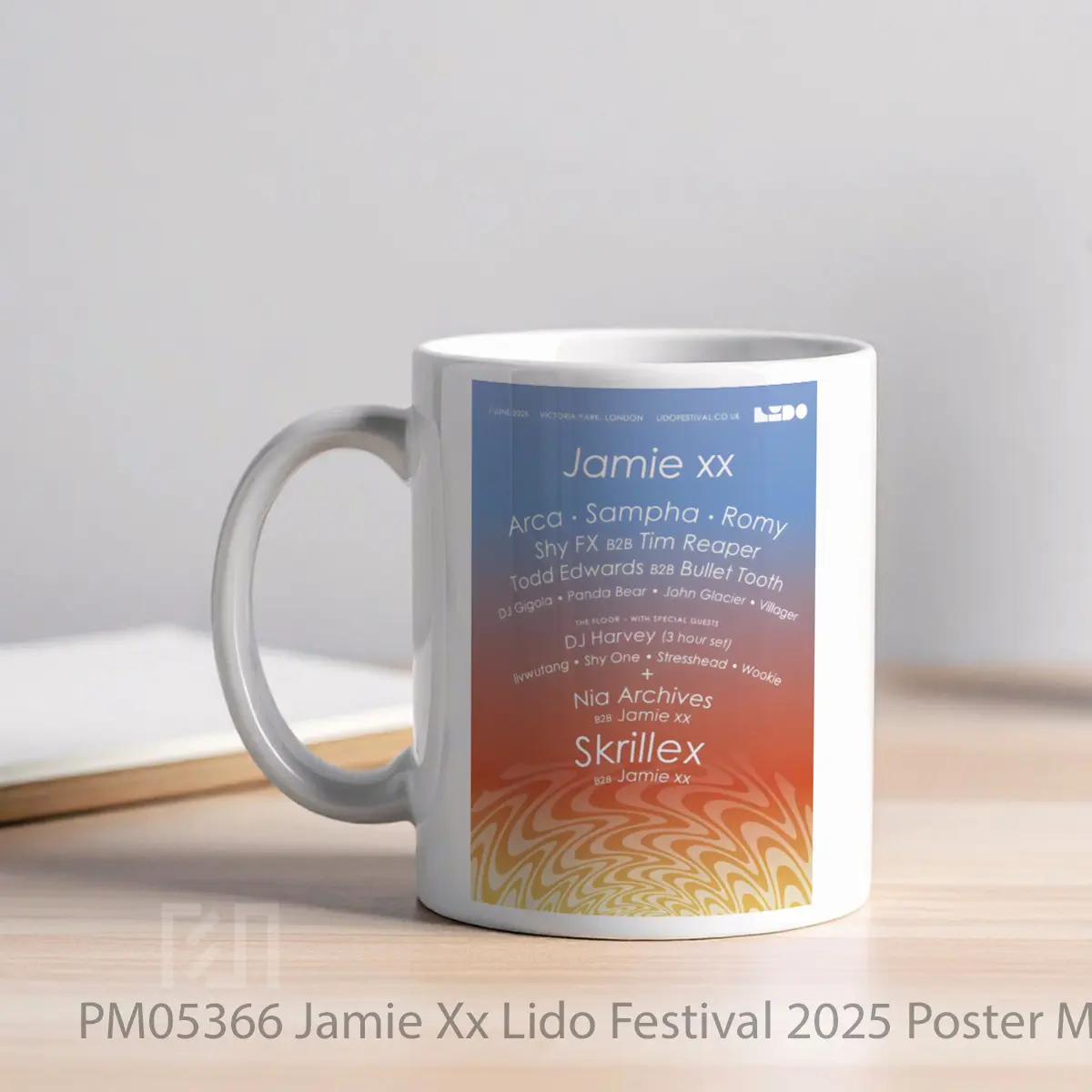 Mug Jamie Xx Lido Festival 2025 MPM05366 - All-side / Desain