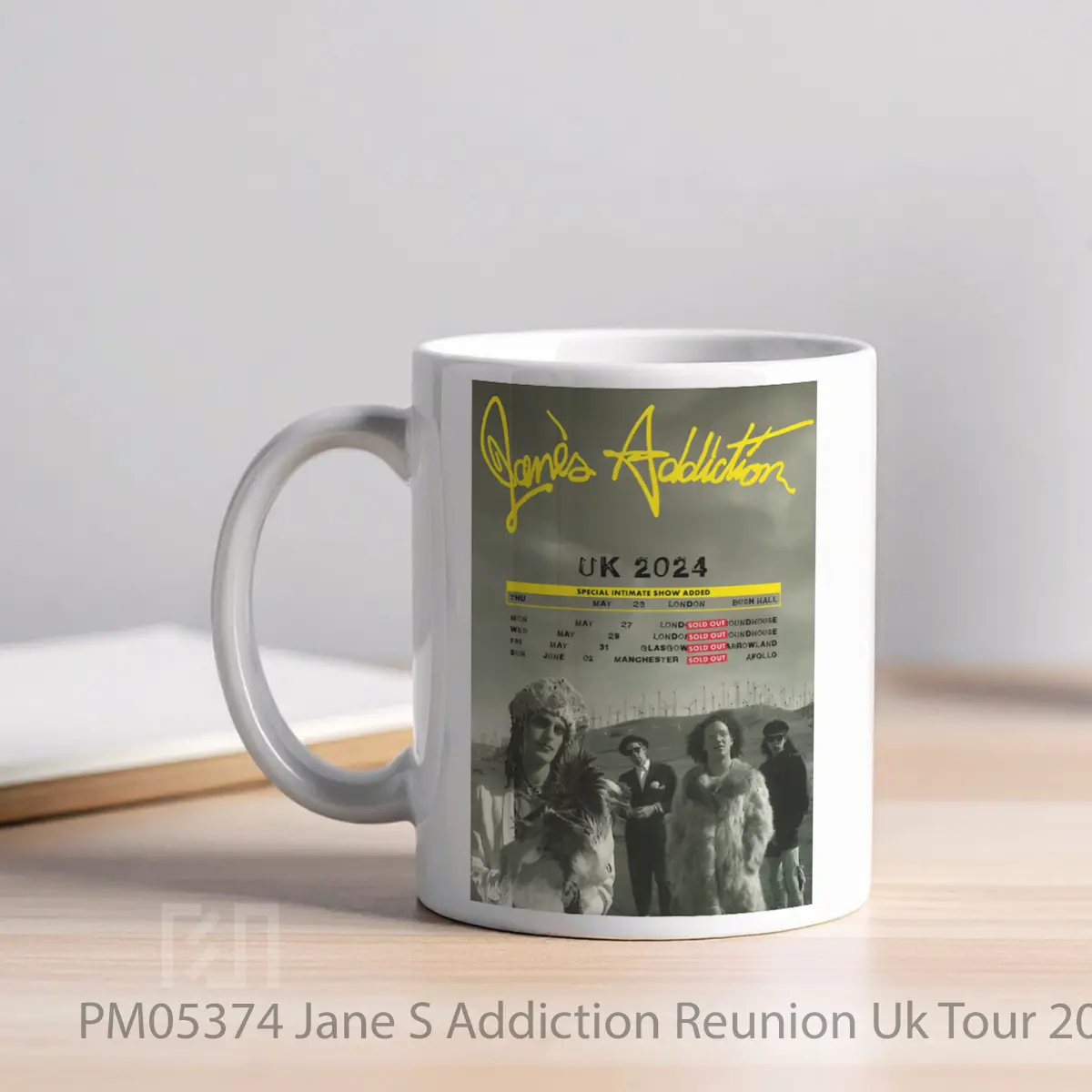 Mug Jane S Addiction Reunion Uk Tour 2024 MPM05374 - All-side / Desain