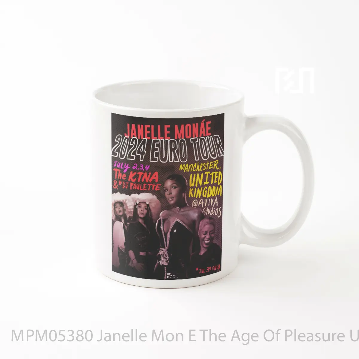 Mug Janelle Mon E The Age Of Pleasure Uk Tour 2024 Manchester Aviva Studios MPM05380