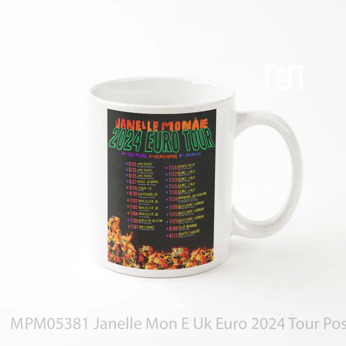 Mug Janelle Mon E Uk Euro 2024 Tour MPM05381