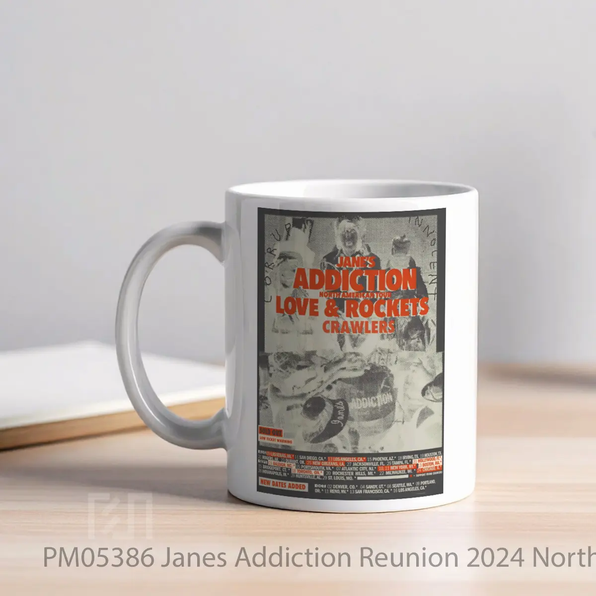Mug Janes Addiction Reunion 2024 North American Tour MPM05386 - All-side / Desain