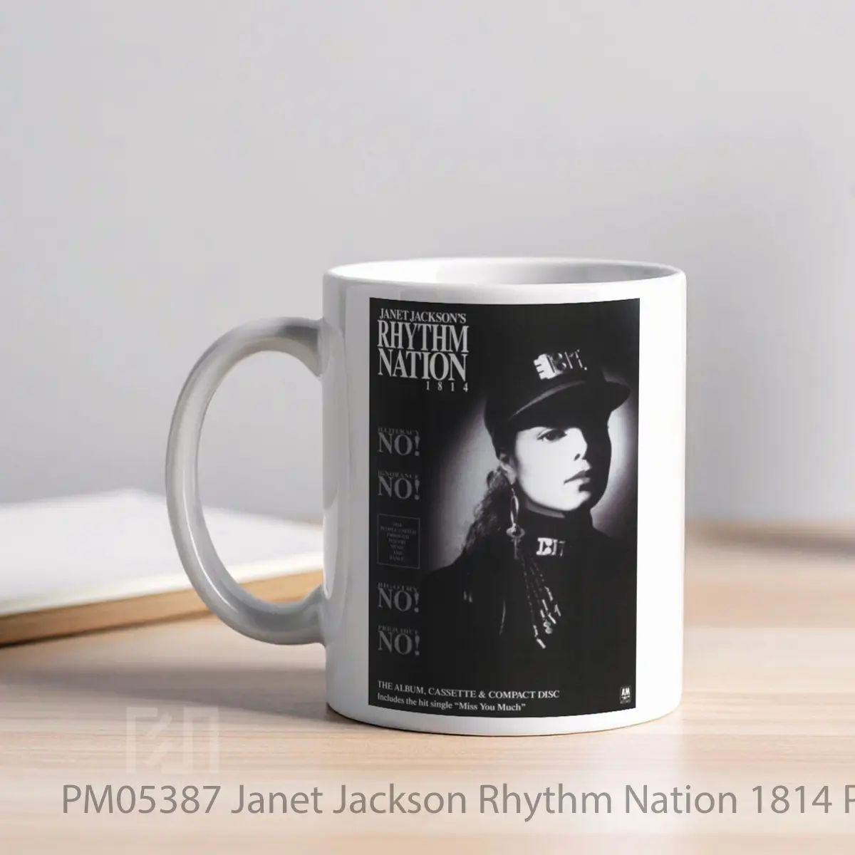 Mug Janet Jackson Rhythm Nation 1814 MPM05387 - All-side / Desain