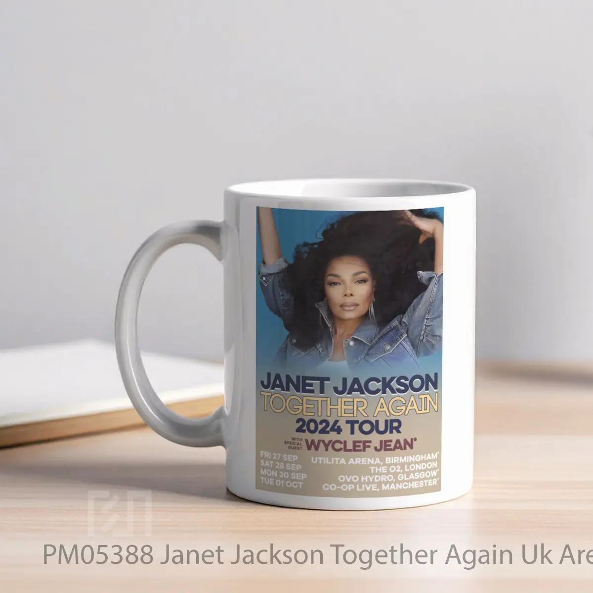 Mug Janet Jackson Together Again Uk Arena Tour 2024 MPM05388 - All-side / Desain