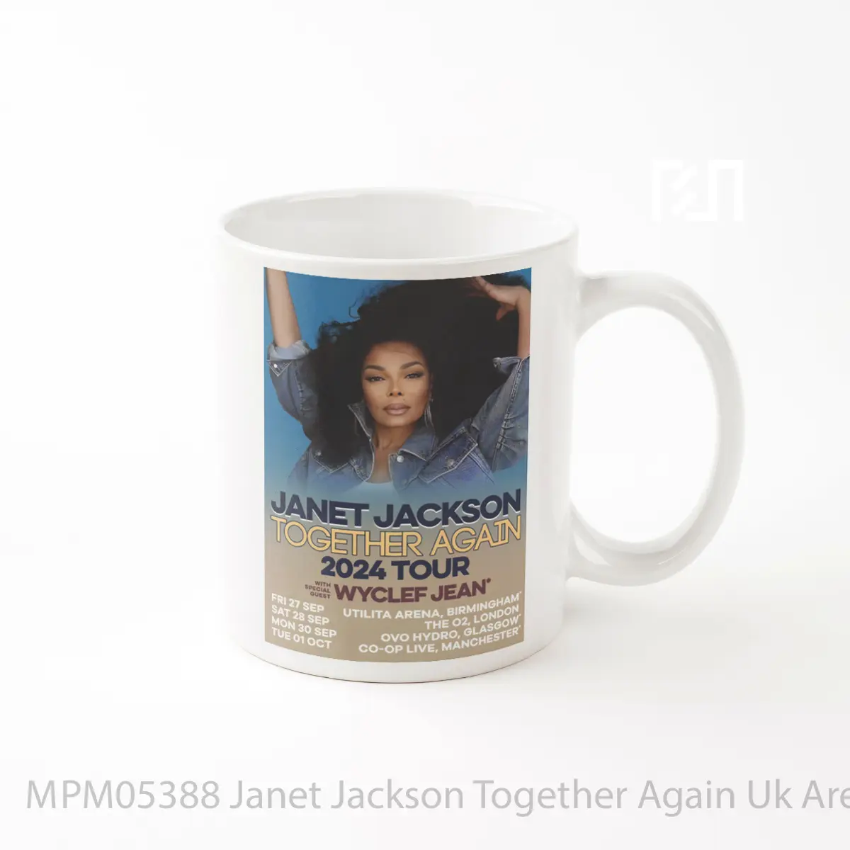 Mug Janet Jackson Together Again Uk Arena Tour 2024 MPM05388