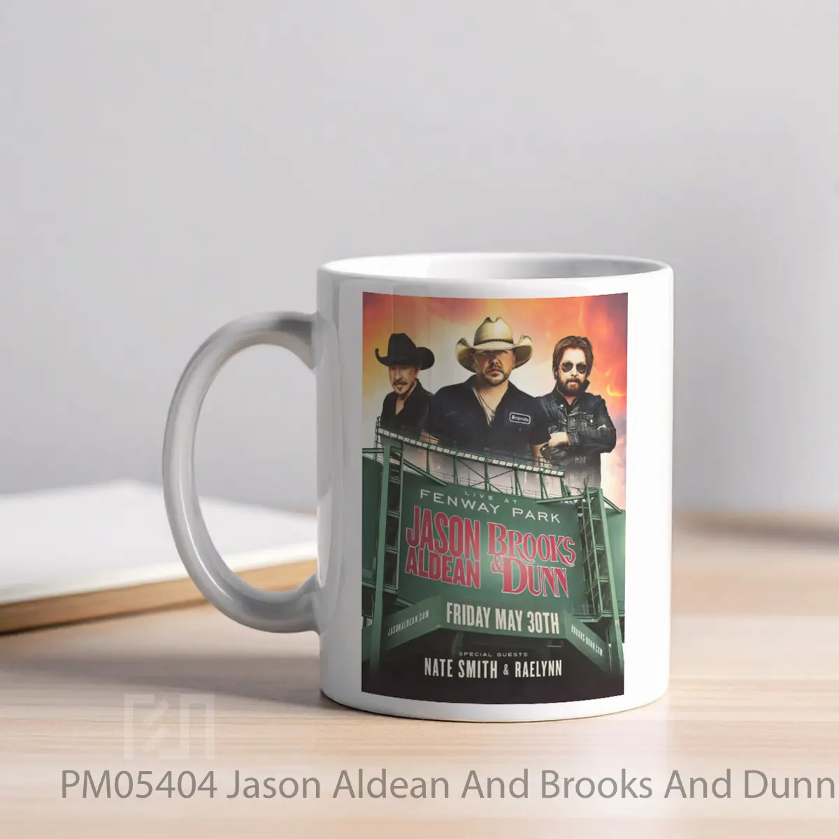 Mug Jason Aldean And Brooks And Dunn Fenway Park 2025 MPM05404 - All-side / Desain