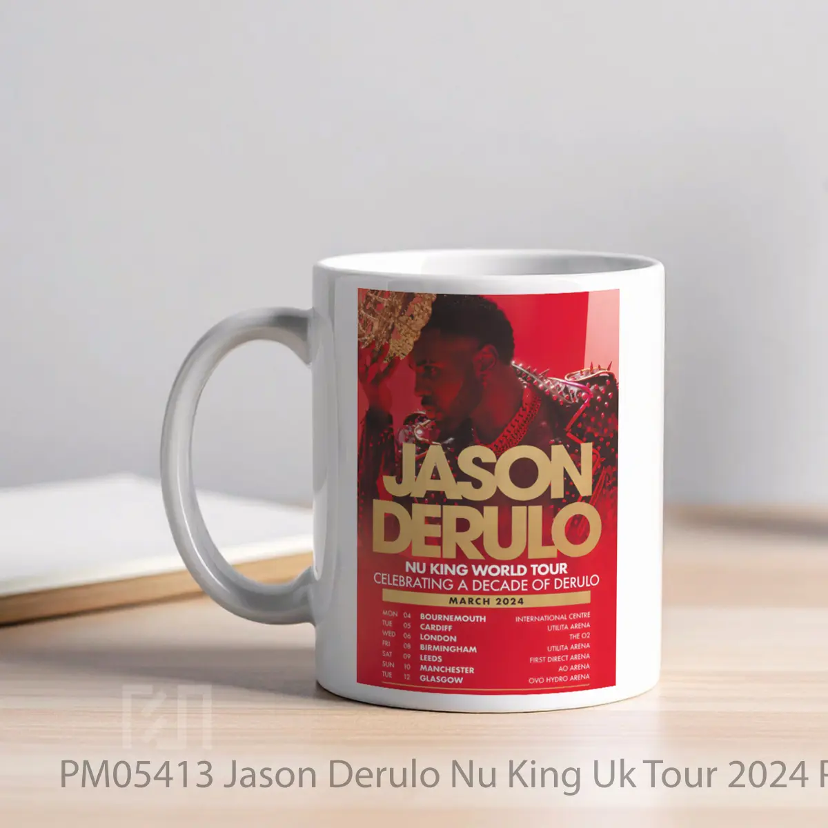 Mug Jason Derulo Nu King Uk Tour 2024 MPM05413 - All-side / Desain